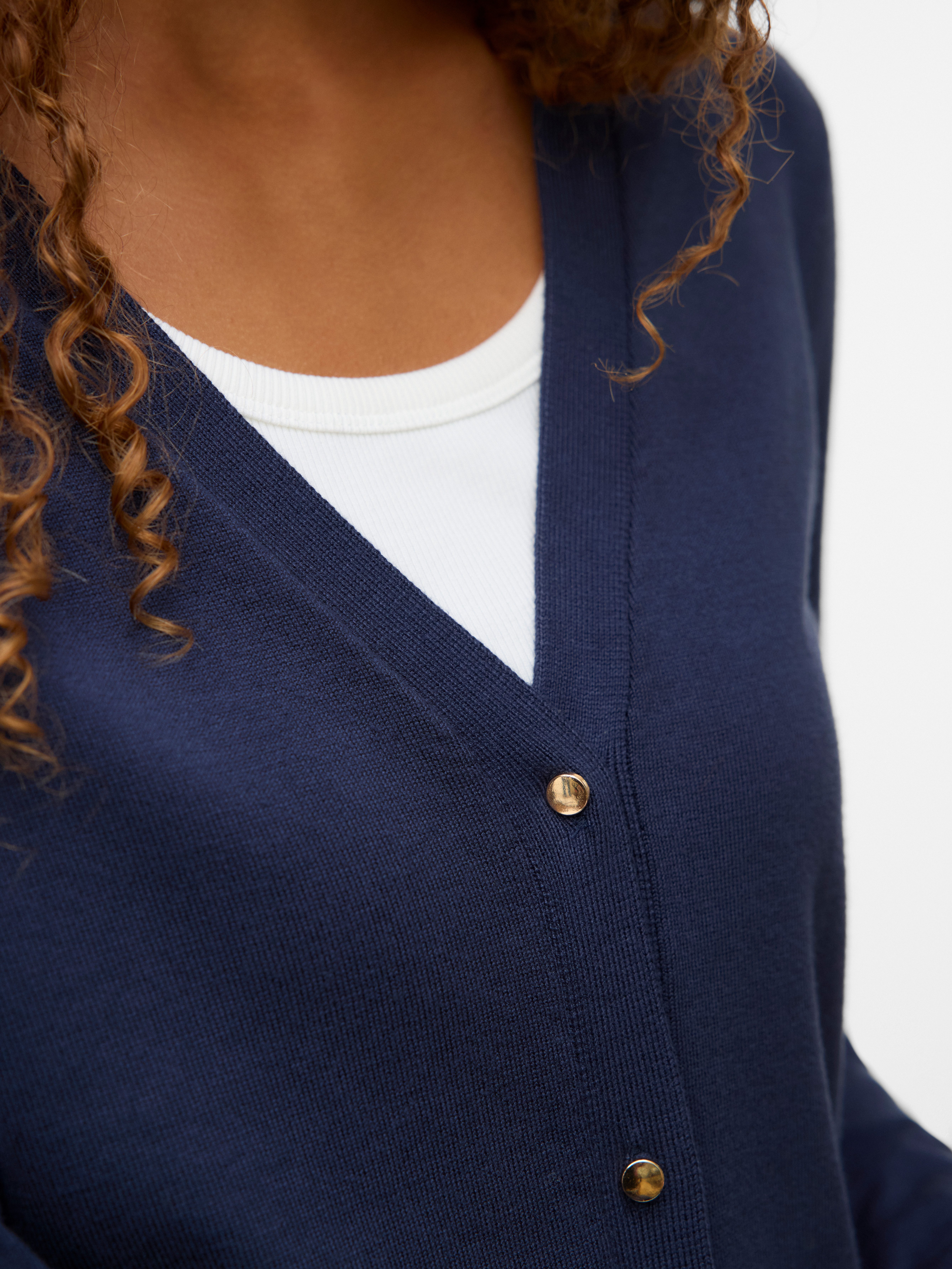 Vero Moda Vest VMSILJE LS V-NECK CARDIGAN GA NOOS