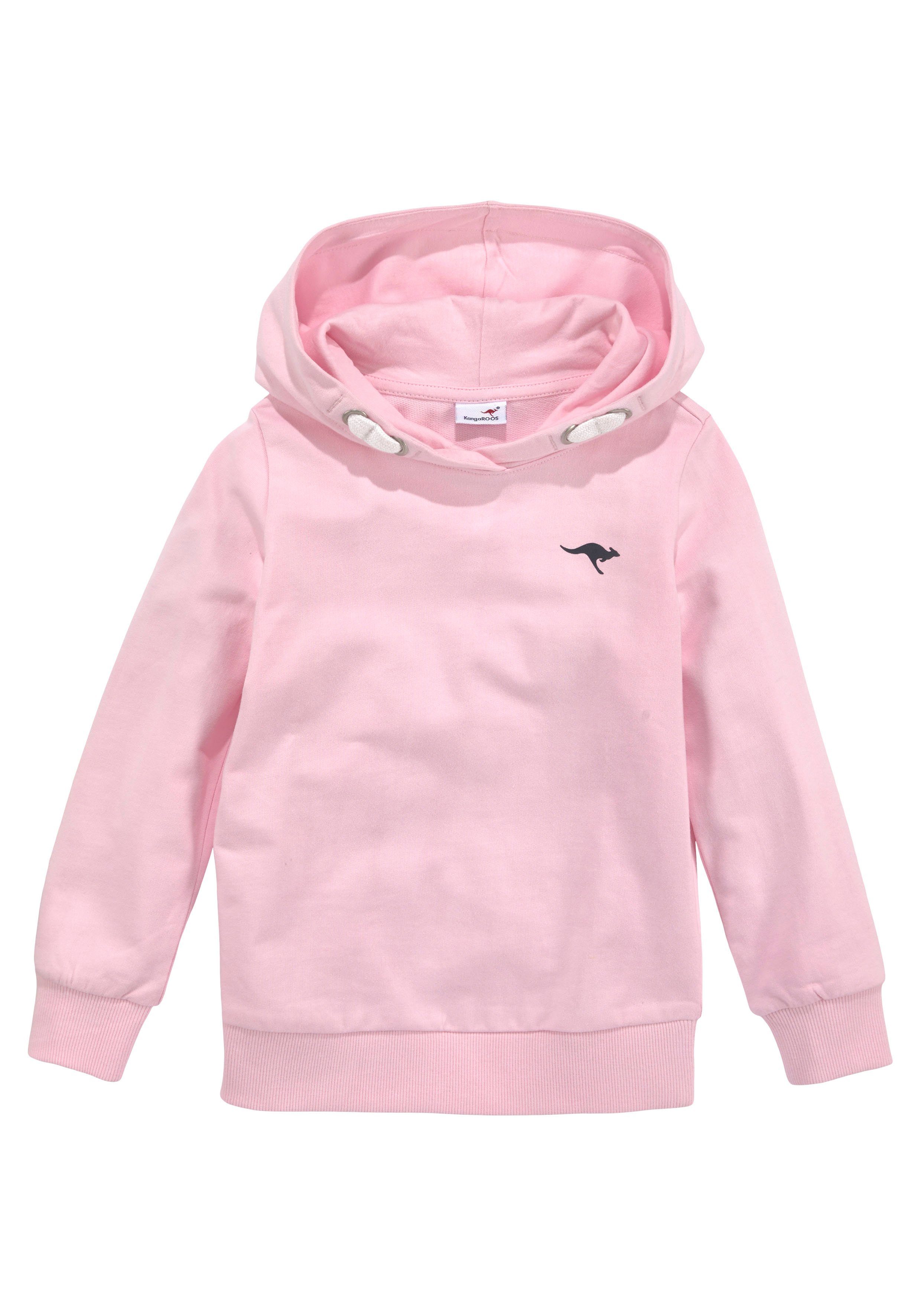 KangaROOS Hoodie Kleine meisjes Lange mouwen, heuplange basic pasvorm, stijlvolle print