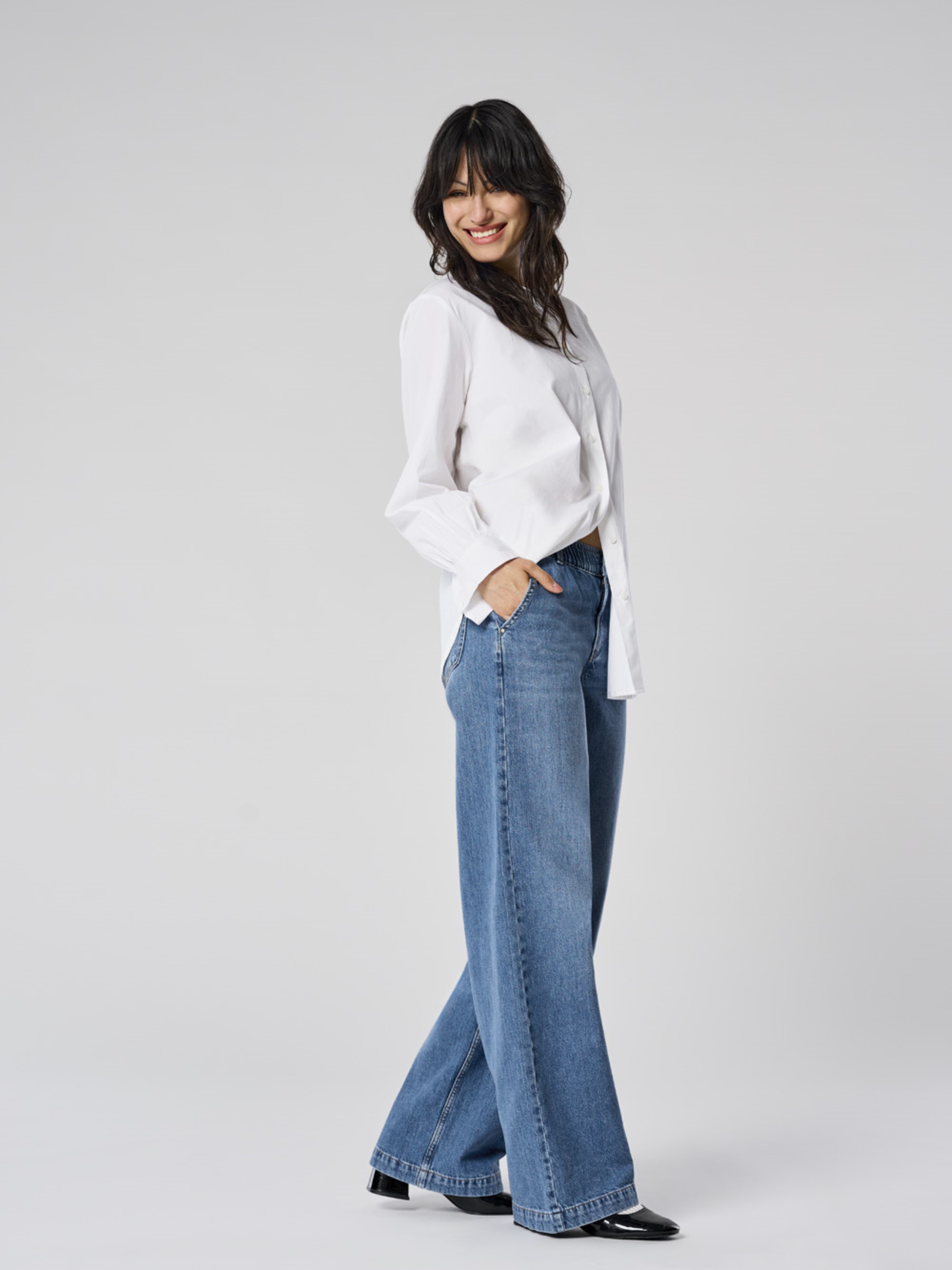 Only Relax fit jeans ONLCOMET MW WIDE DNM PIM620 NOOS