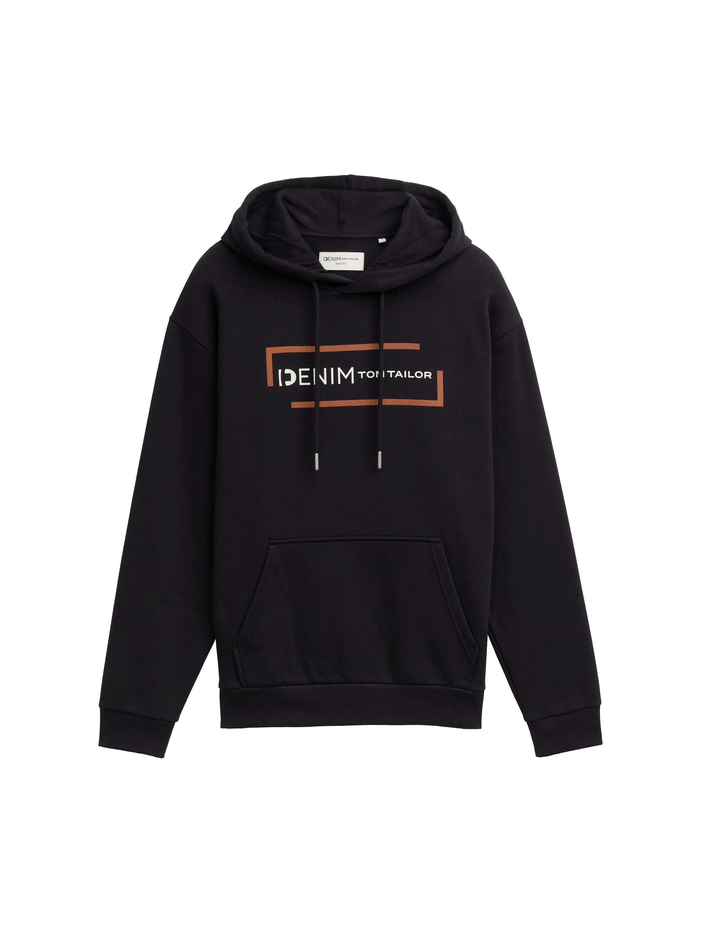 Tom Tailor Denim Hoodie met grote logoprint