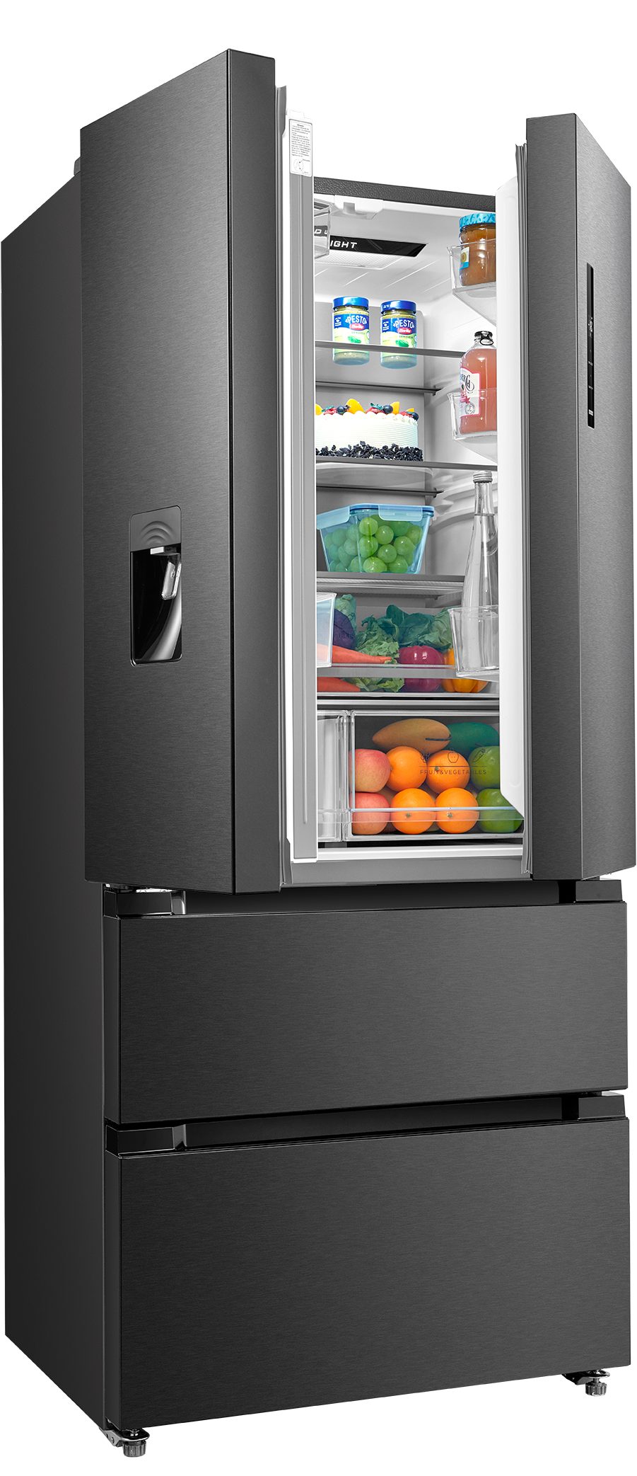 Hanseatic French door HFD18983CWDI Waterdispenser