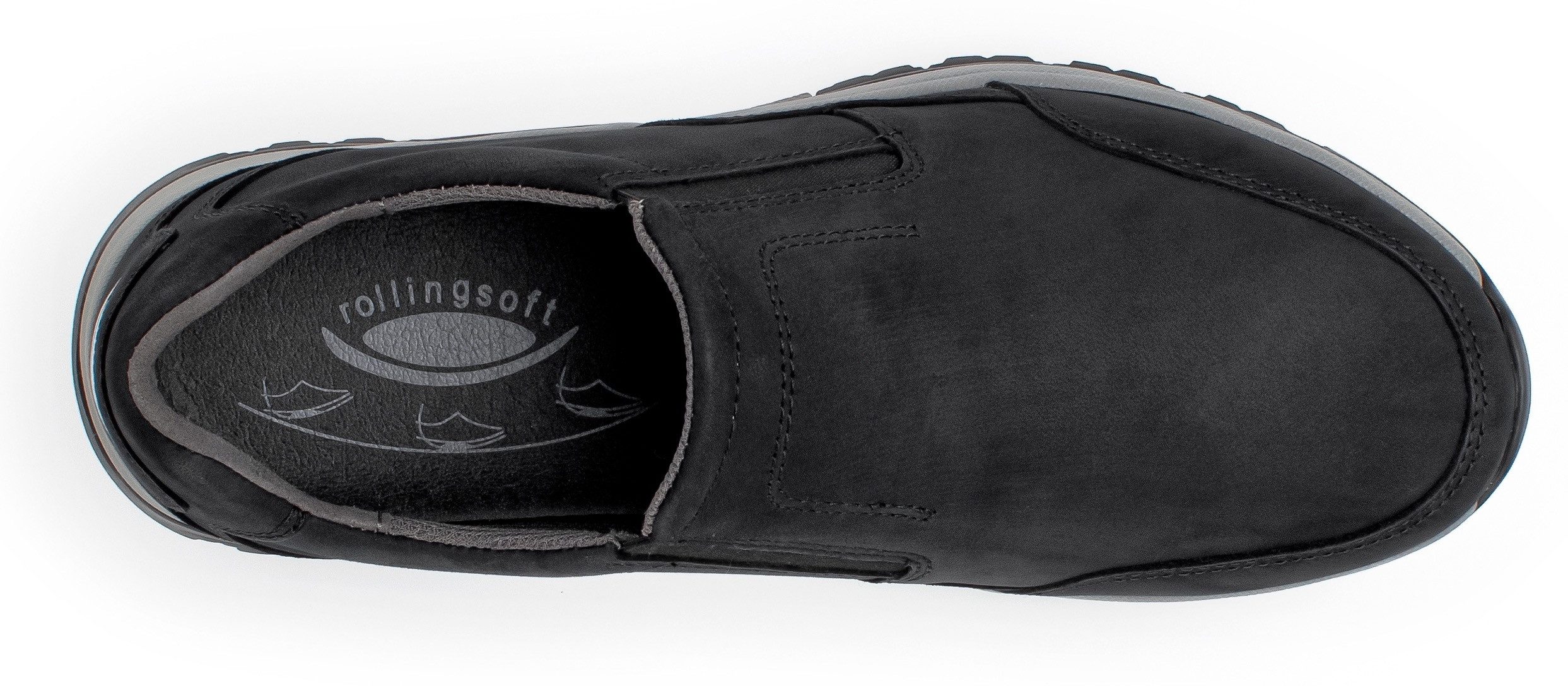 Gabor Rollingsoft Slip-on sneakers , slippers, instapschoen, vrijetijdsschoen, schoenwijdte g 1/2 (= breed)
