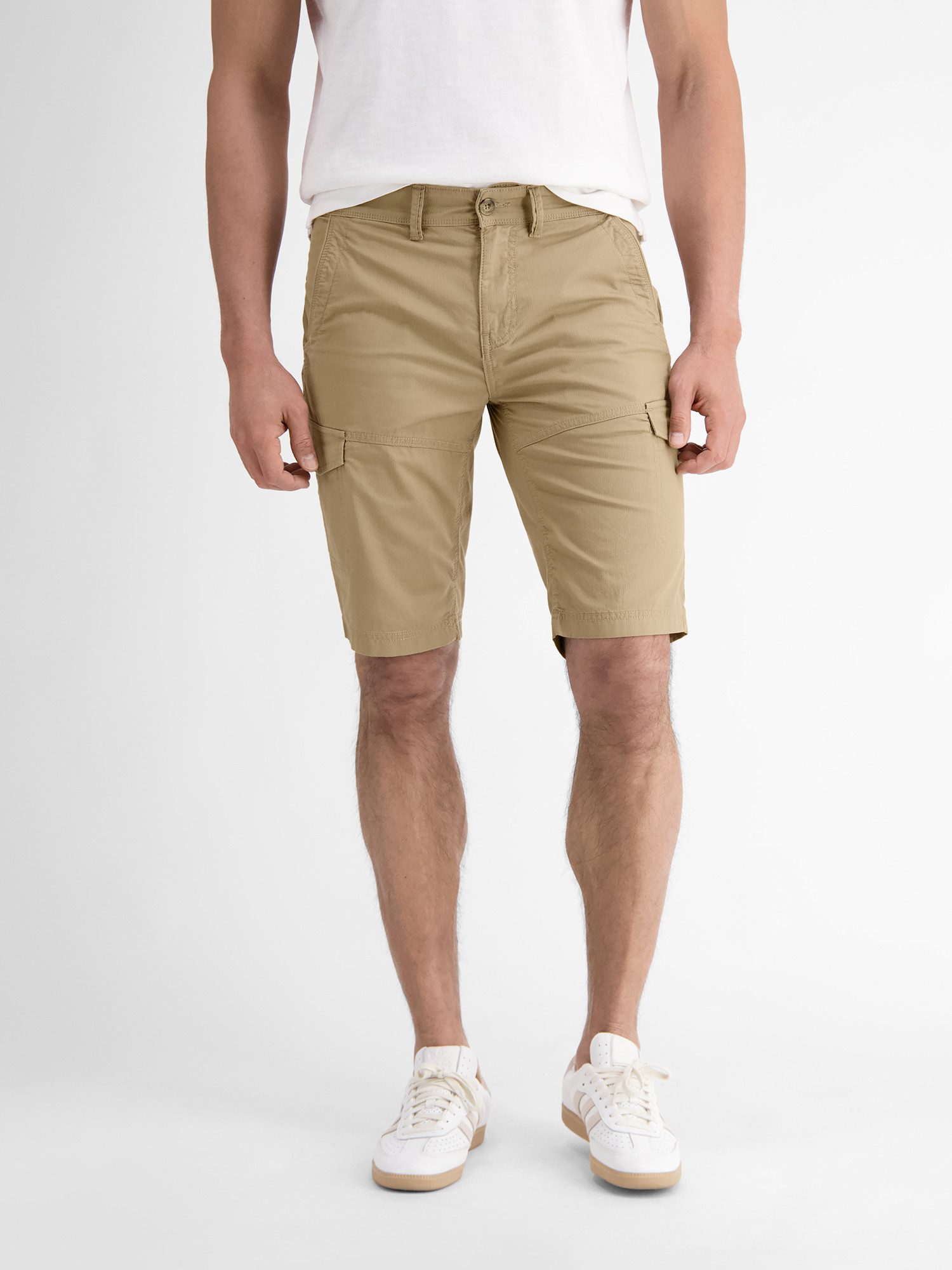 Lerros Cargobroek LERROS casual heren cargo-bermuda, zomers licht