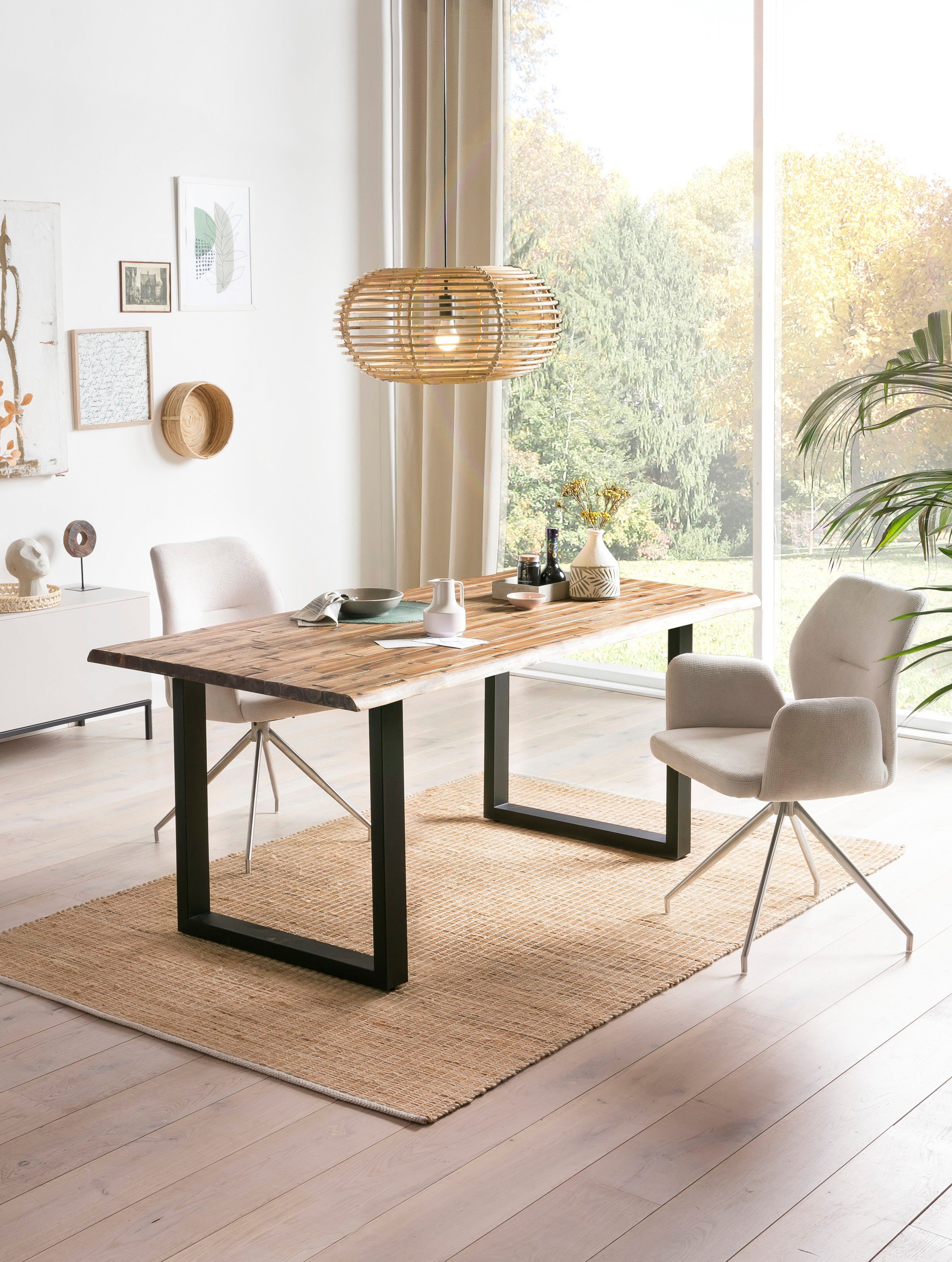 SalesFever Eettafel Tafelblad 2-voudig gelakt
