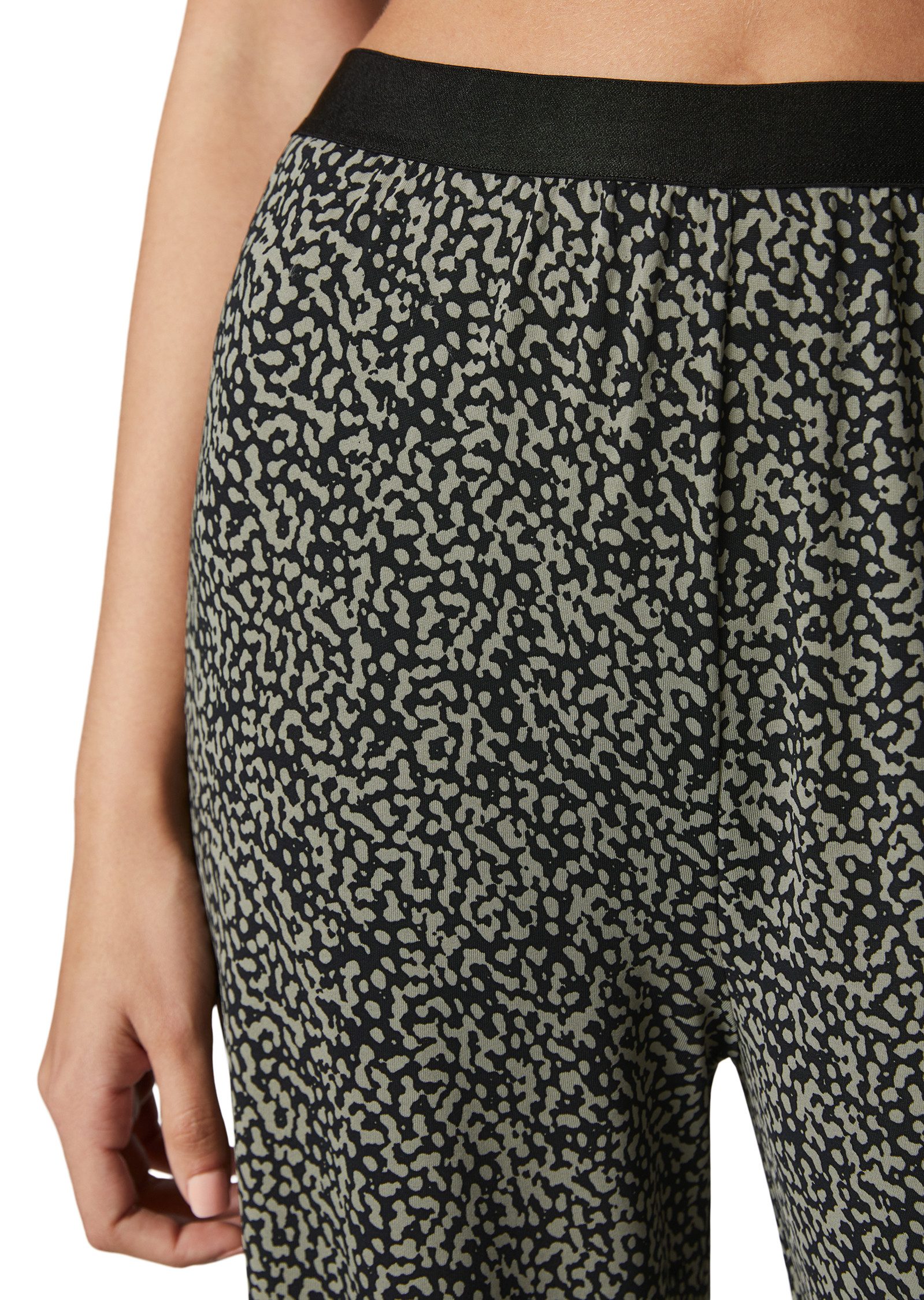 Marc O'Polo Jerseybroek Met all-over print elastische taille modieus