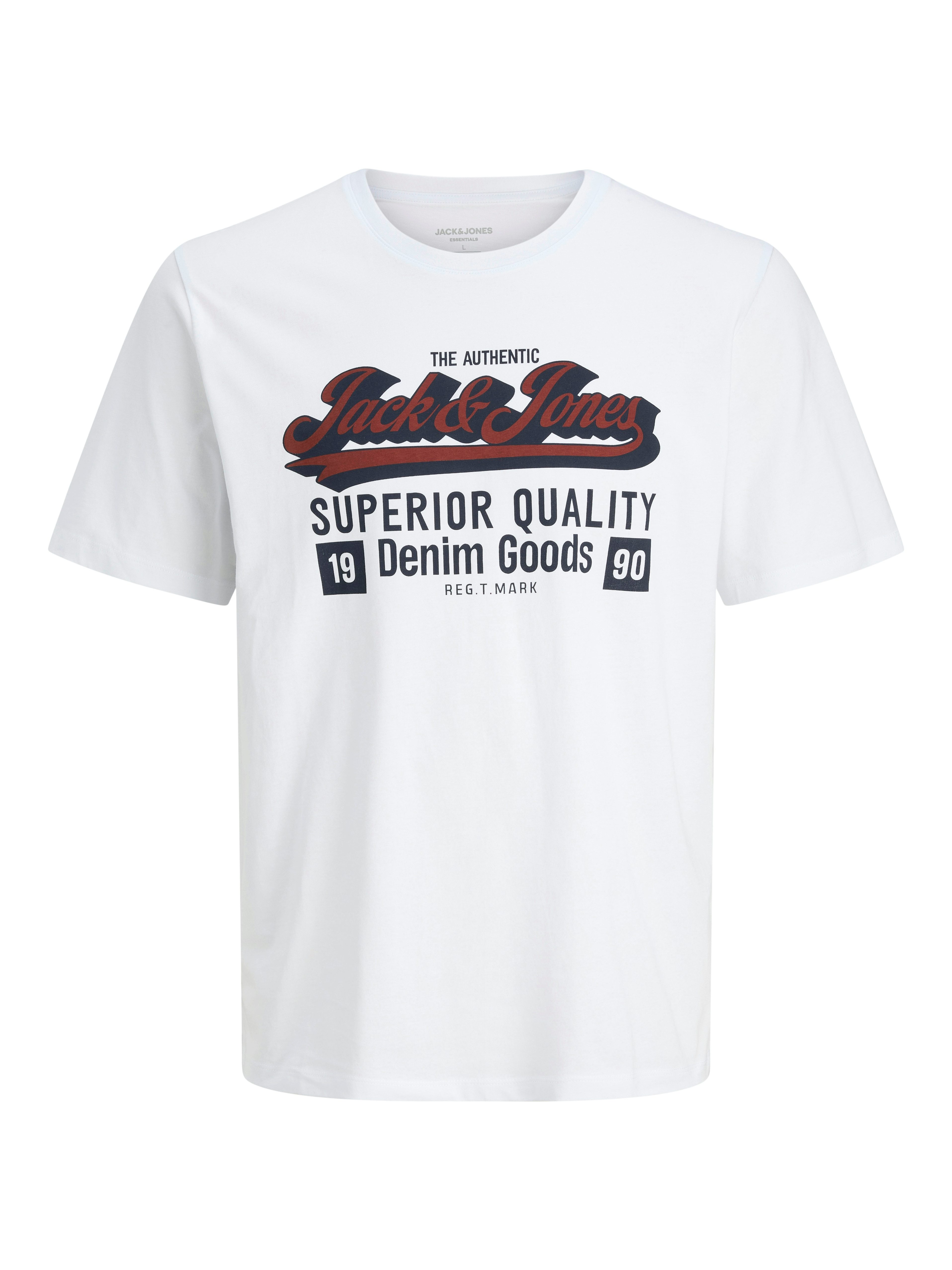 Jack & Jones PlusSize T-shirt JJELOGO TEE SS ONECK 2 COL AW25 NOOS PLS