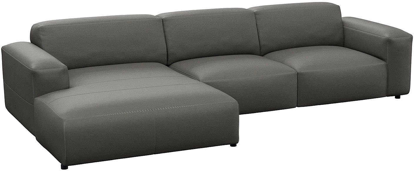 FLEXLUX Hoekbank Lucera comfortabel en comfortabel door hoogwaardige zitconstructie, L-vorm