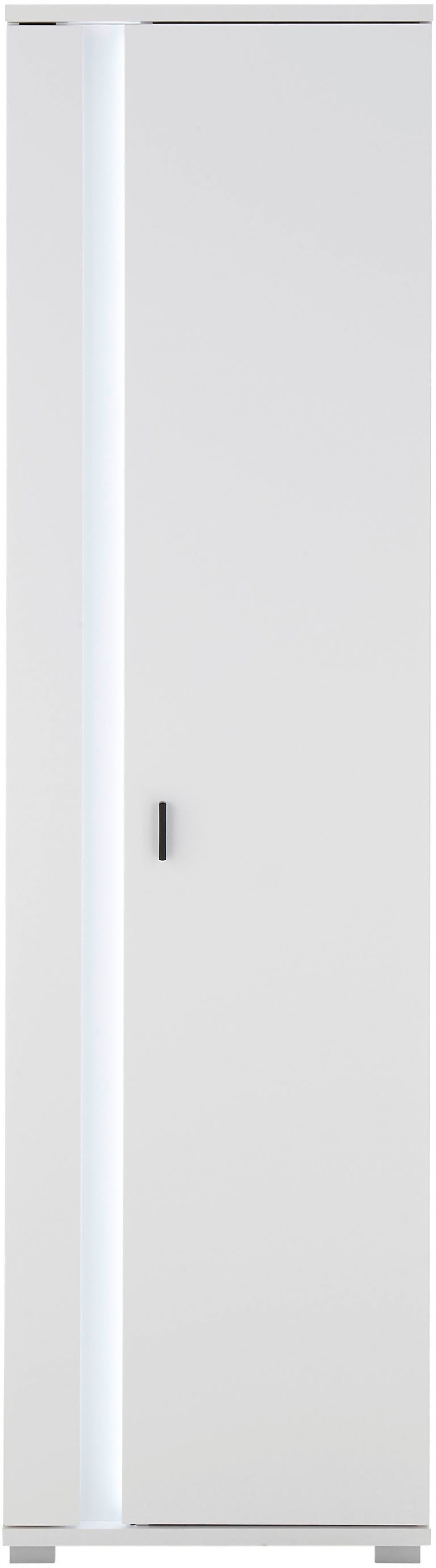 INOSIGN Multifunctionele kast Long Island in moderne trendkleur, inclusief verticale verlichting, breedte 55 cm (1 stuk)