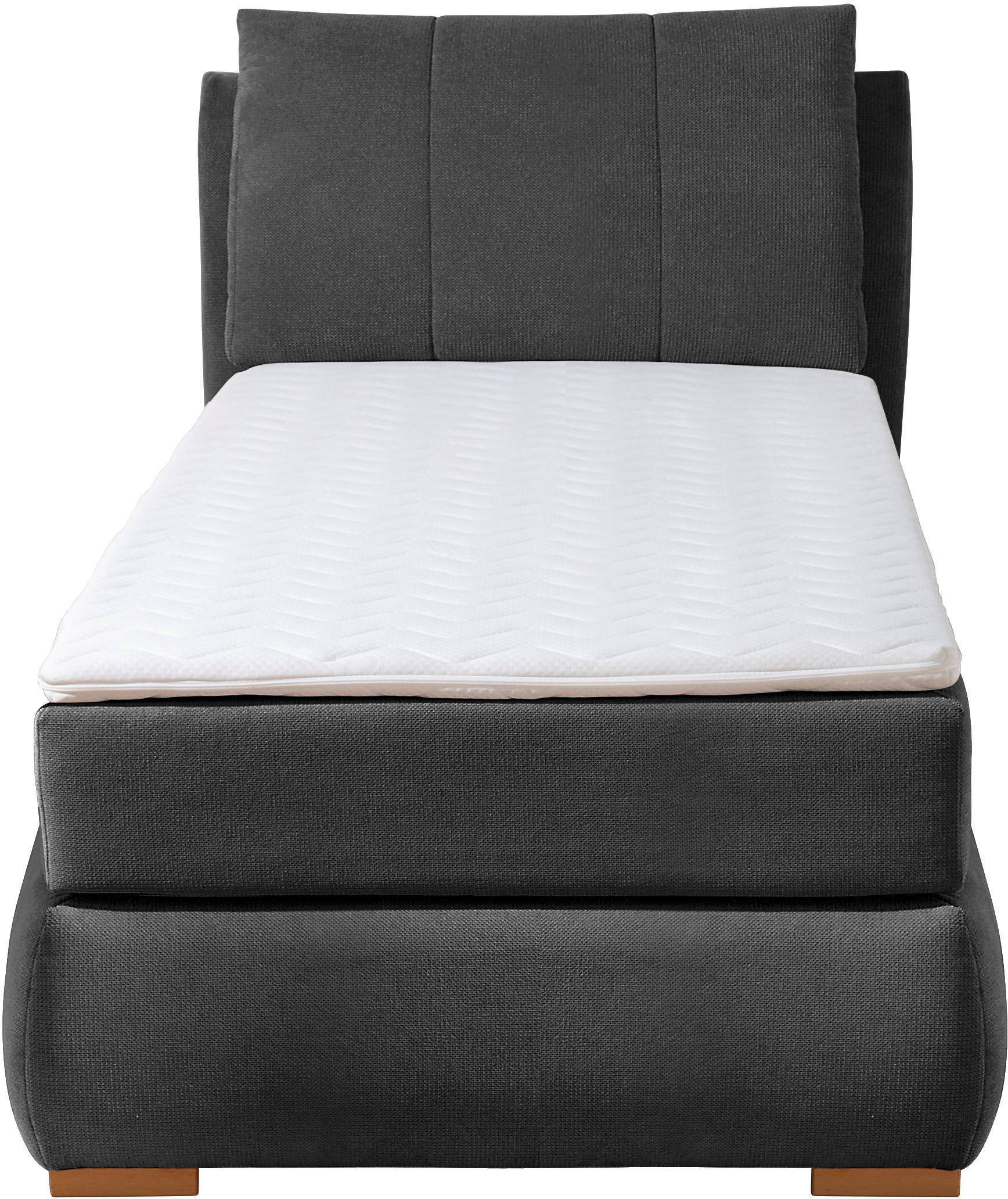 Home affaire Boxspring Breitenthal afneembare rugkussens met klittenband