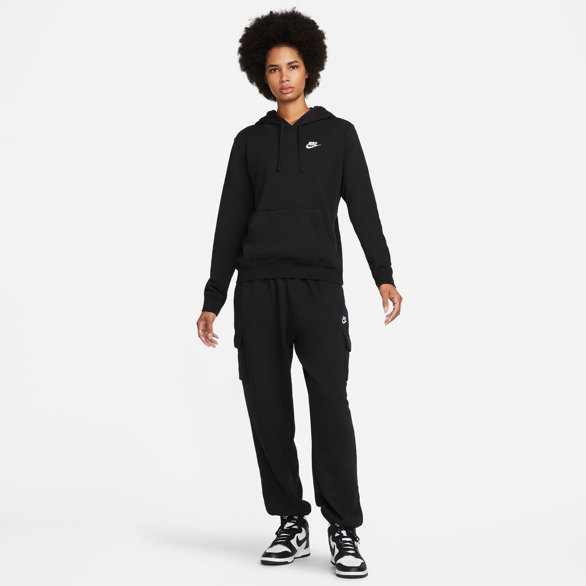 Nike Sportswear Hoodie Club Fleece Women's Pullover Hoodie Dames hoodie van zacht fleece materiaal