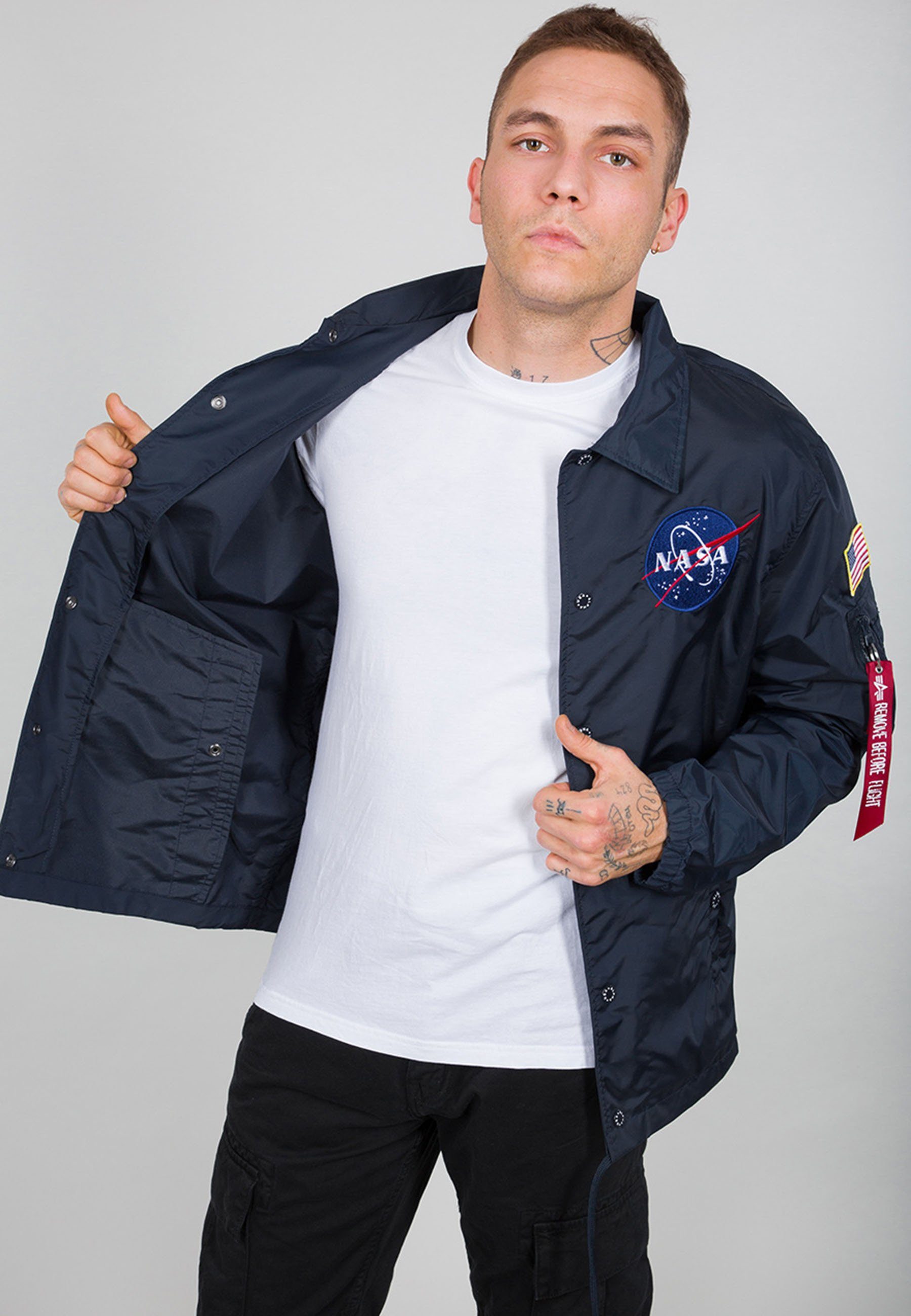 Alpha Industries Bomberjack Alpha Industries Men - Outdoor Jackets NASA Coach Jacket