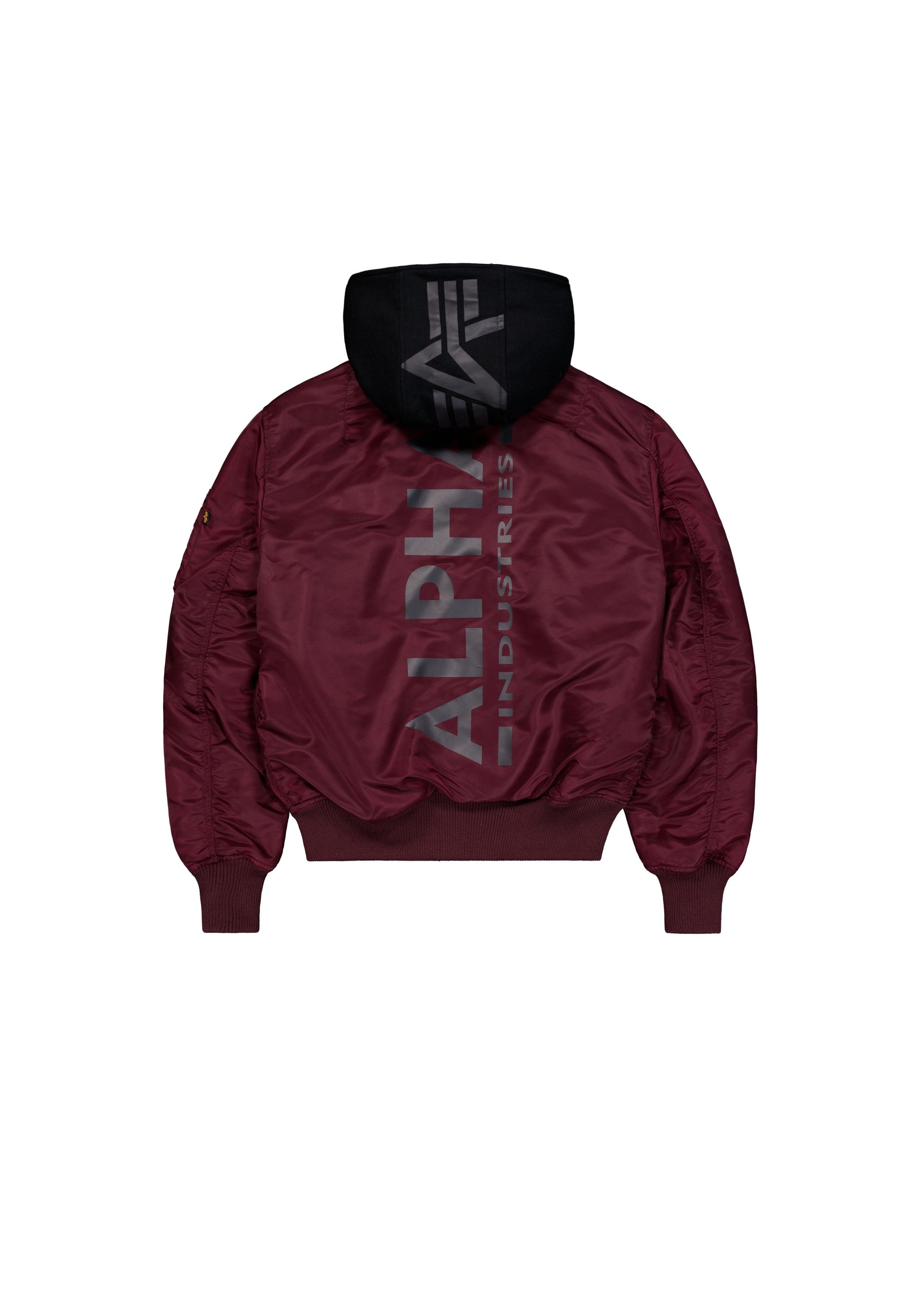 Alpha Industries Bomberjack Alpha Industries Men - Bomber Jackets MA-1 Zip Hood Back Print