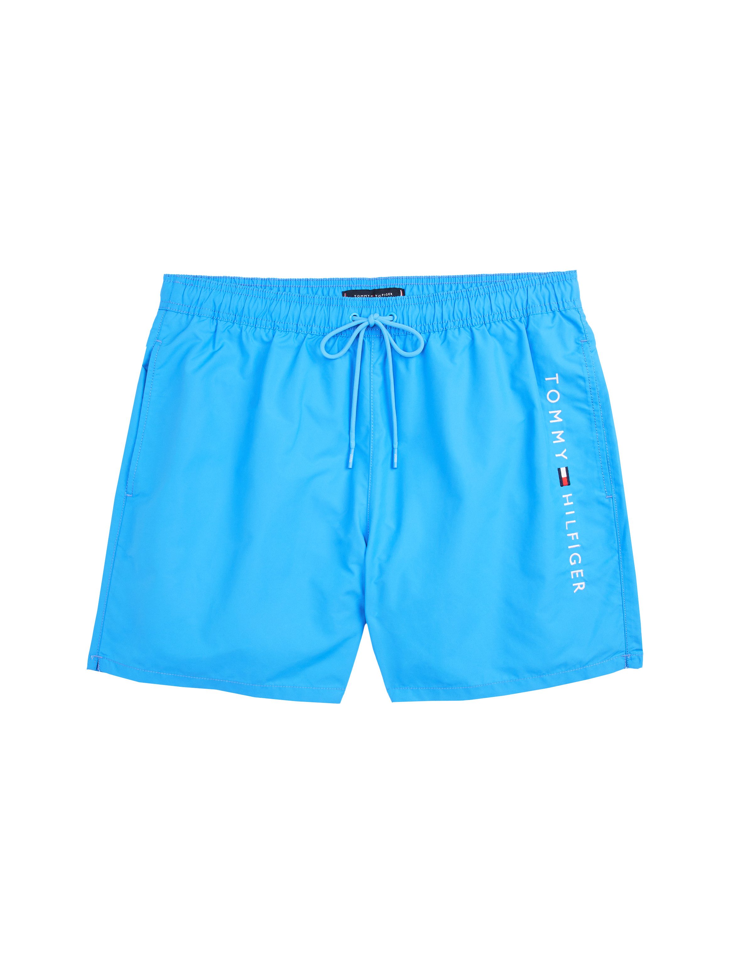 Tommy Hilfiger Swimwear Zwemshort MEDIUM DRAWSTRING met logoborduring op de heup