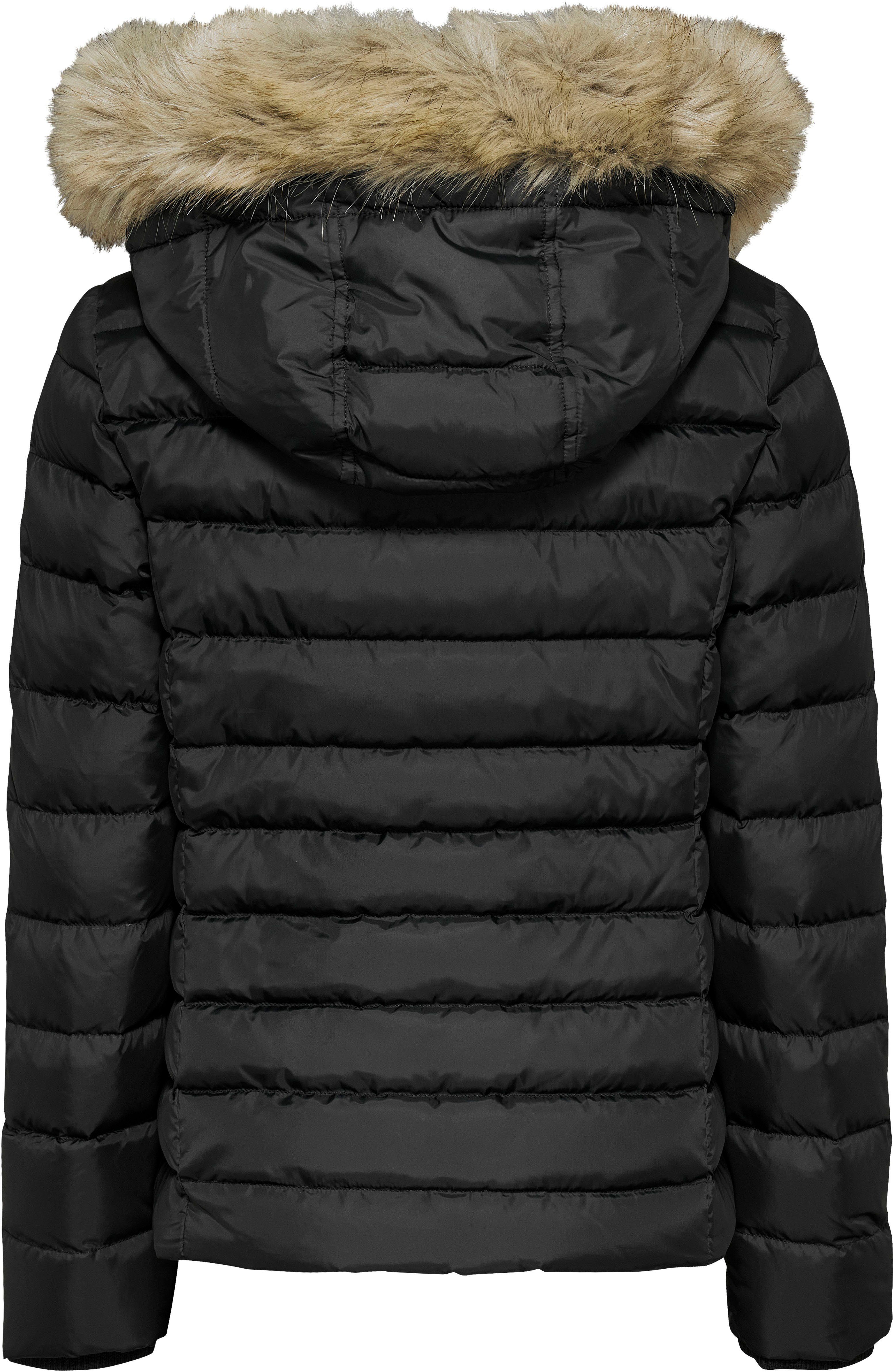 TOMMY JEANS Gewatteerde jas TJW BASIC HOODED DOWN JACKET EXT