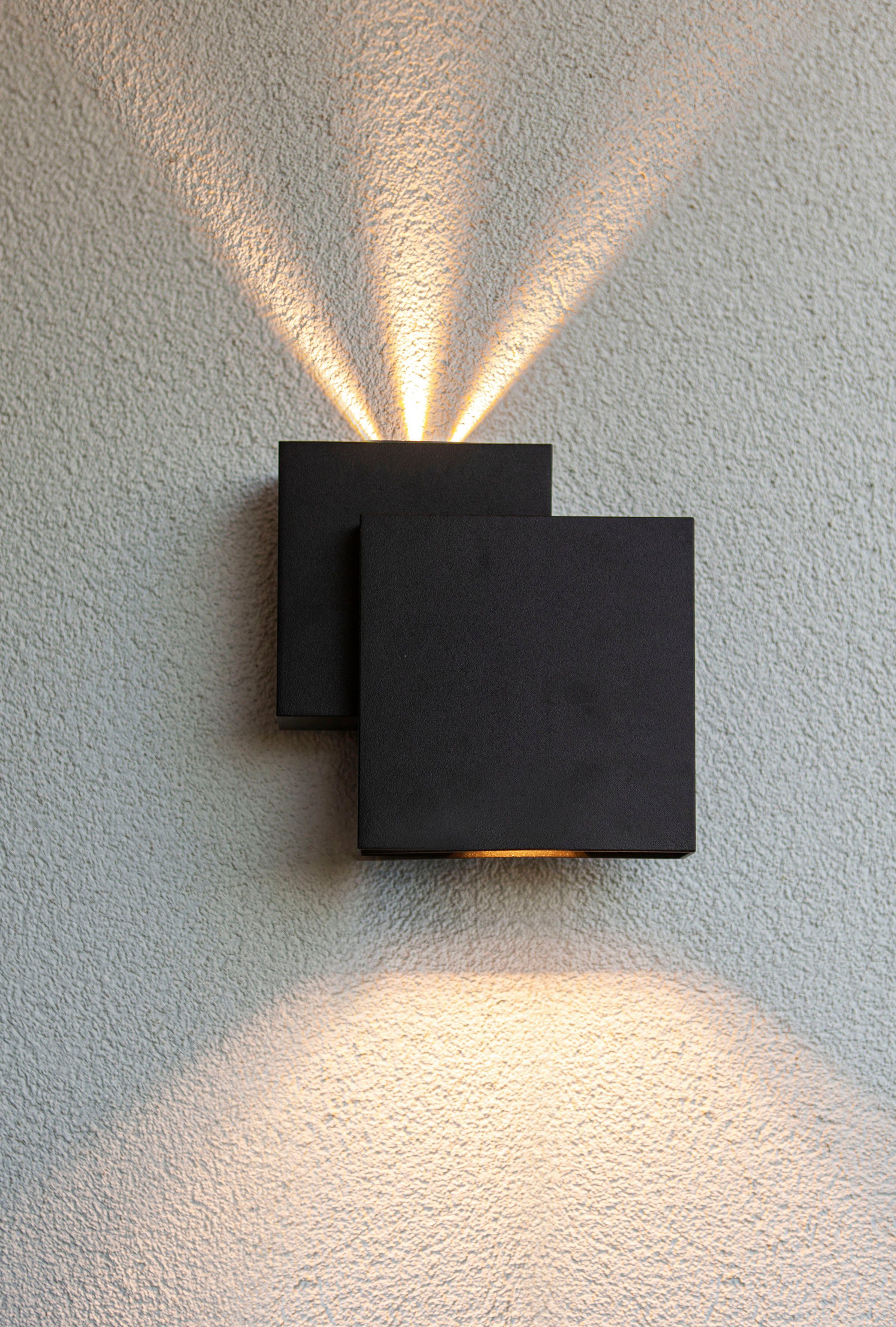 LUTEC Ledplafondlamp voor buiten Rialto uniek design, direct & indirect licht (1 stuk)
