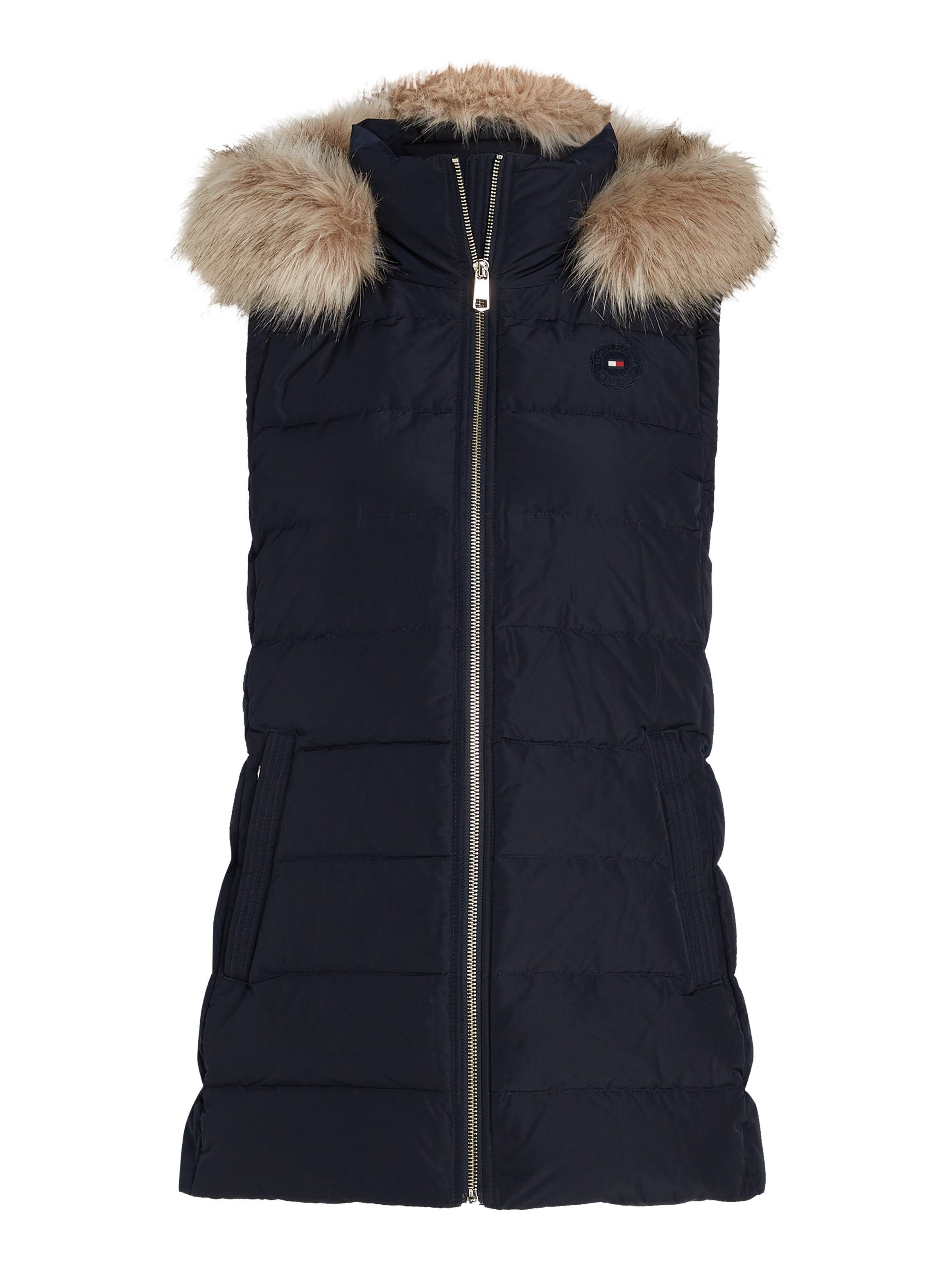 Tommy Hilfiger Bodywarmer HERITAGE DOWN TYRA VEST WITH FUR