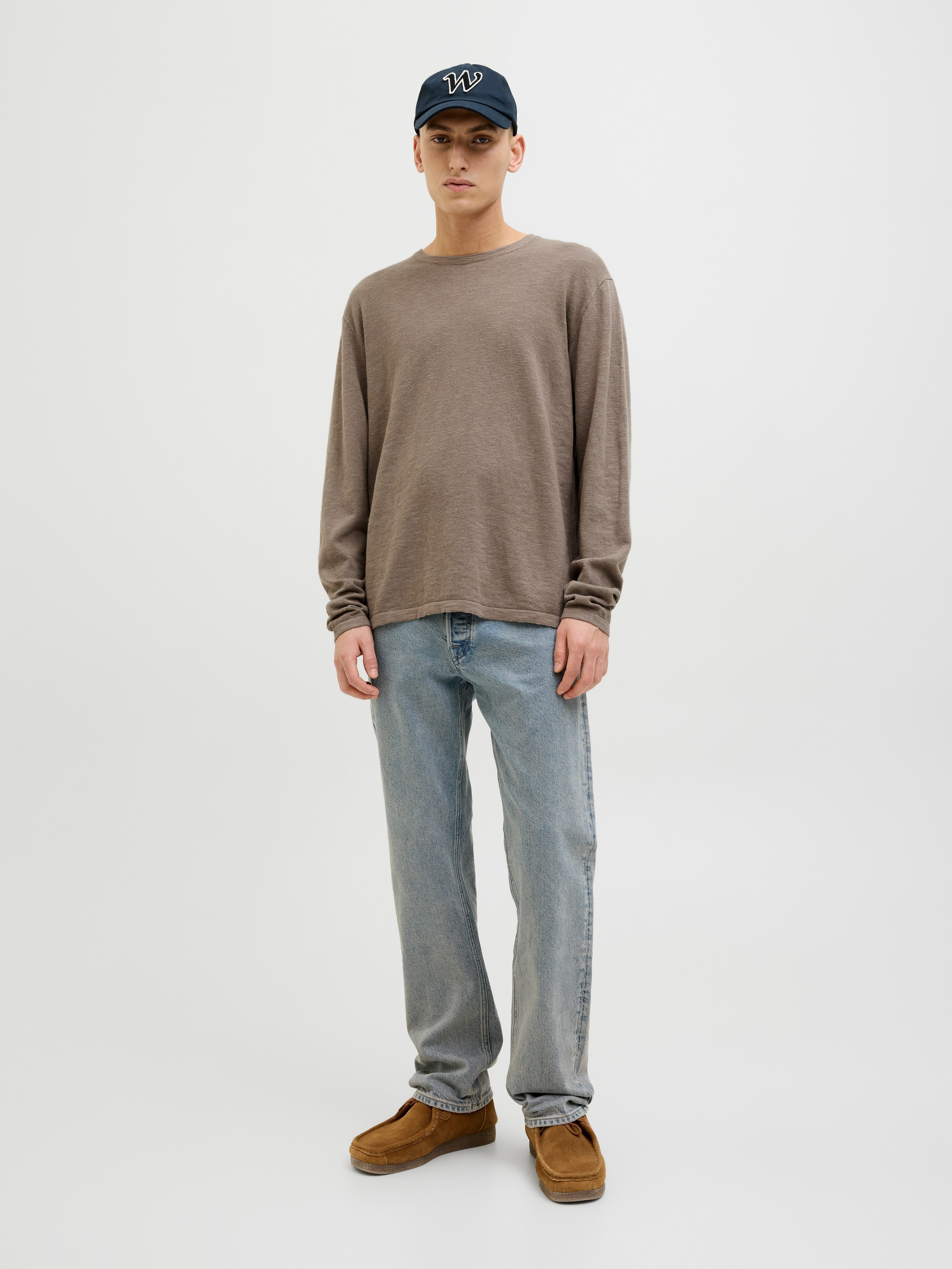 Jack & Jones Trui met ronde hals JJESUMMER KNIT CREW NECK SN
