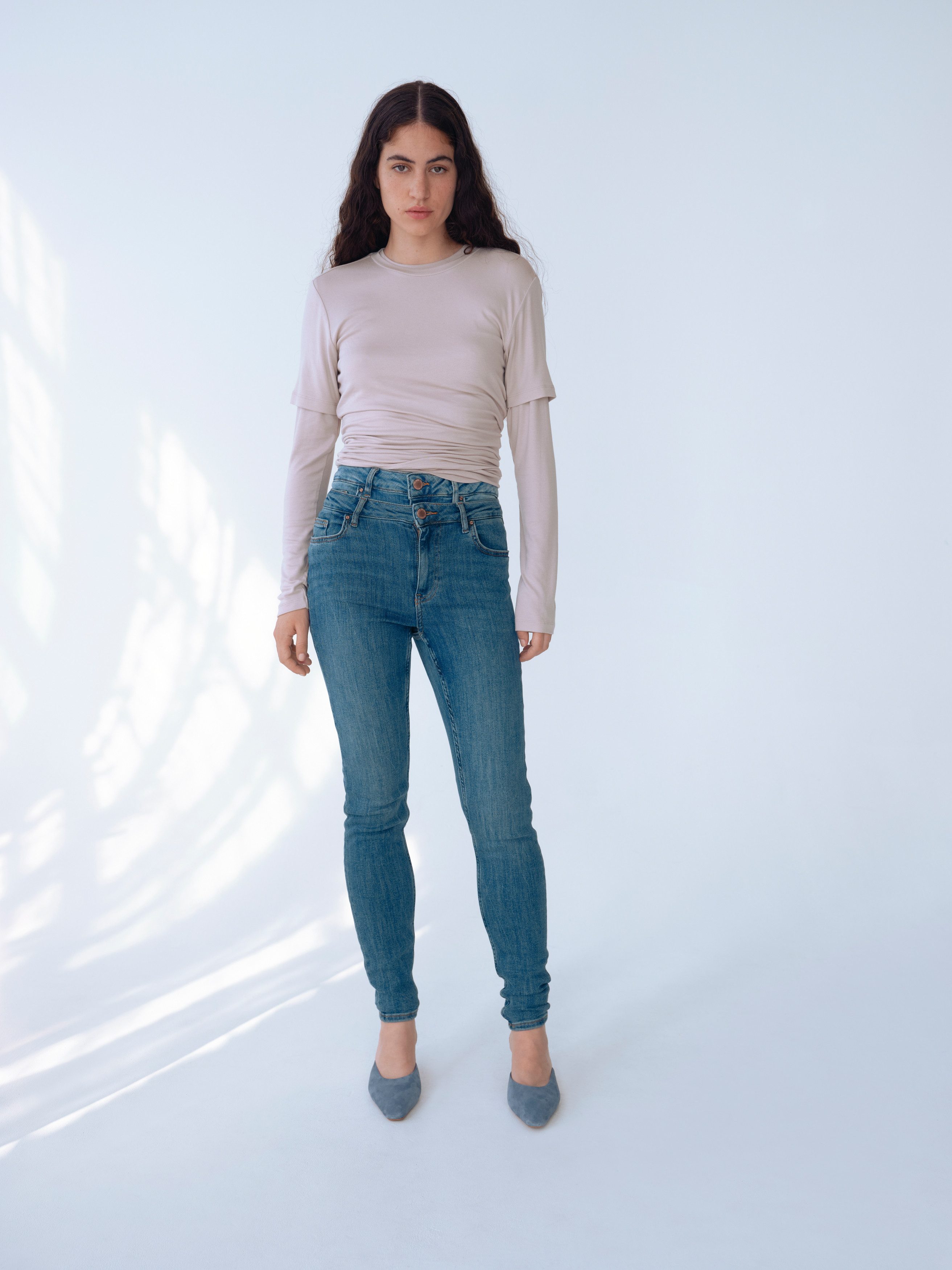 Vila Skinny fit jeans VISARAH WU02 RW SKINNY JEANS - NOOS
