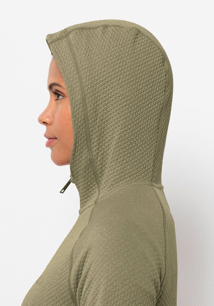 Jack Wolfskin Fleecejack met capuchon FERNWEH HOODED JKT W