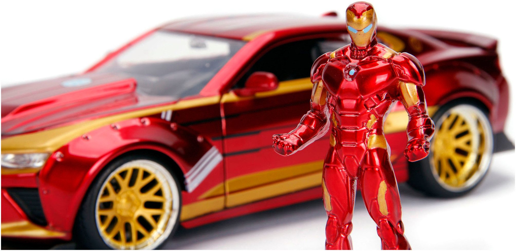 JADA Speelgoedauto Marvel Ironman 2016 Chevy Camaro SS 1:24
