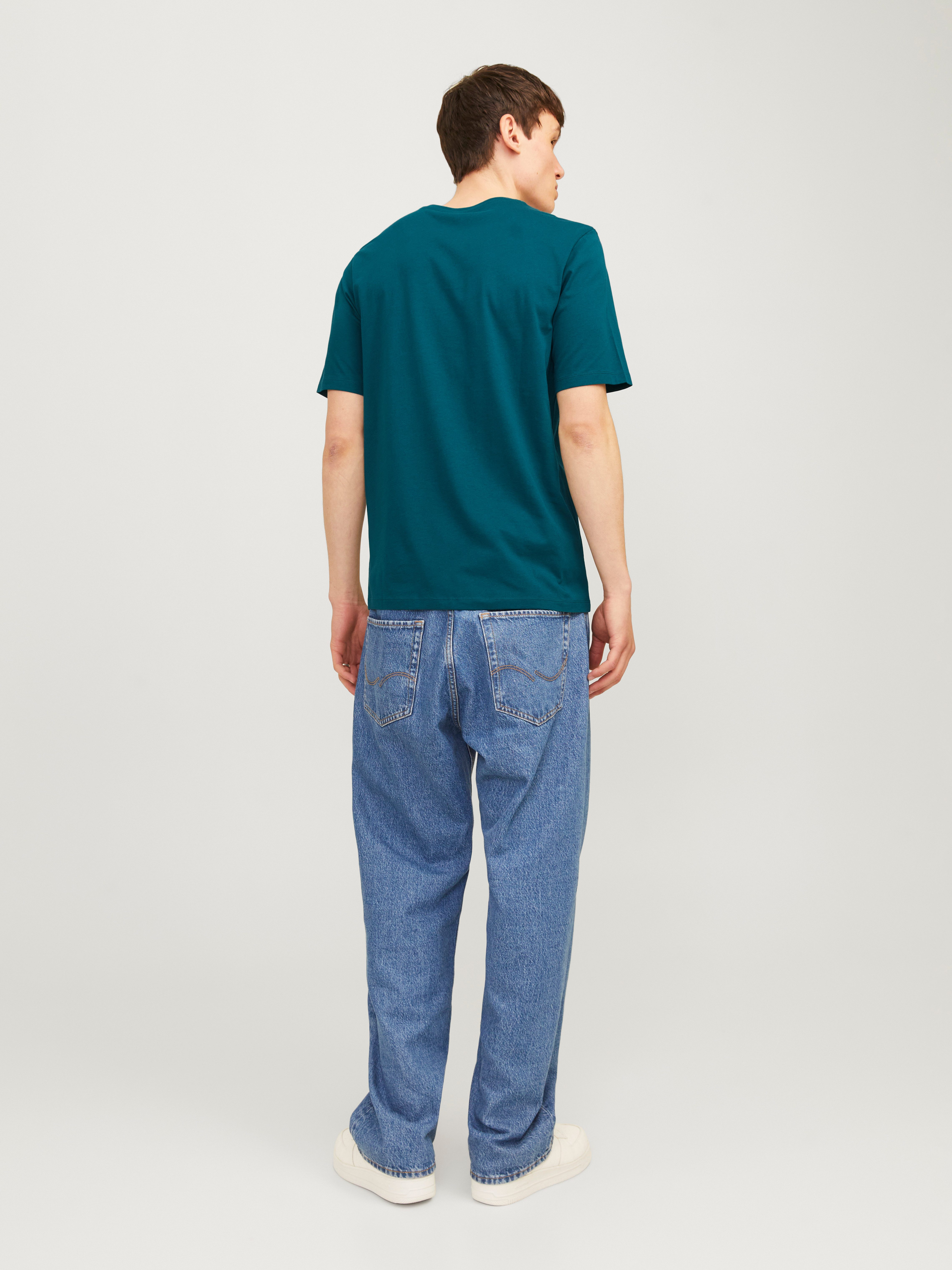 Jack & Jones Shirt met ronde hals JJEORGANIC BASIC TEE SS O-NECK NOOS