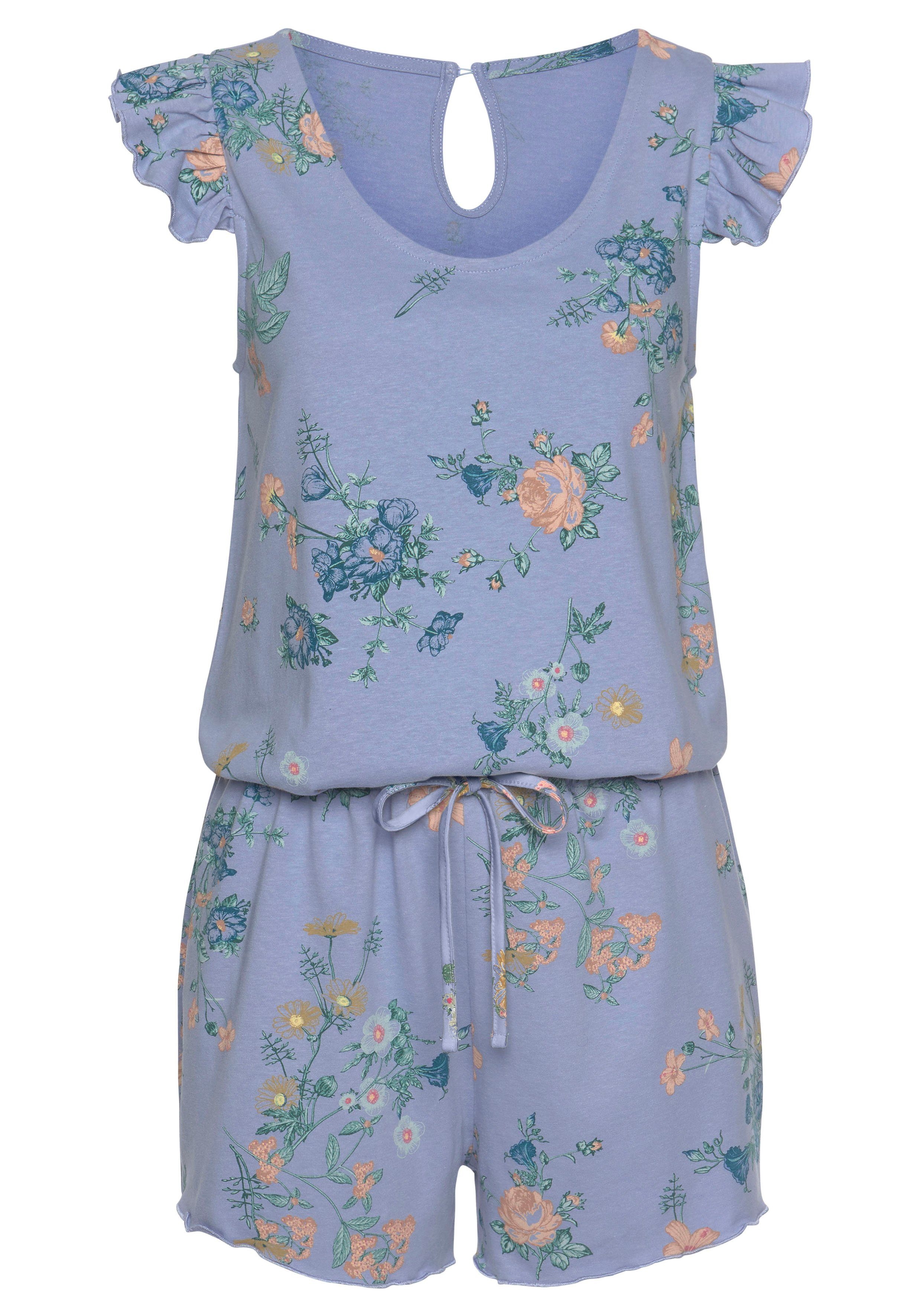 Vivance Dreams Playsuit met ruches op de schouder