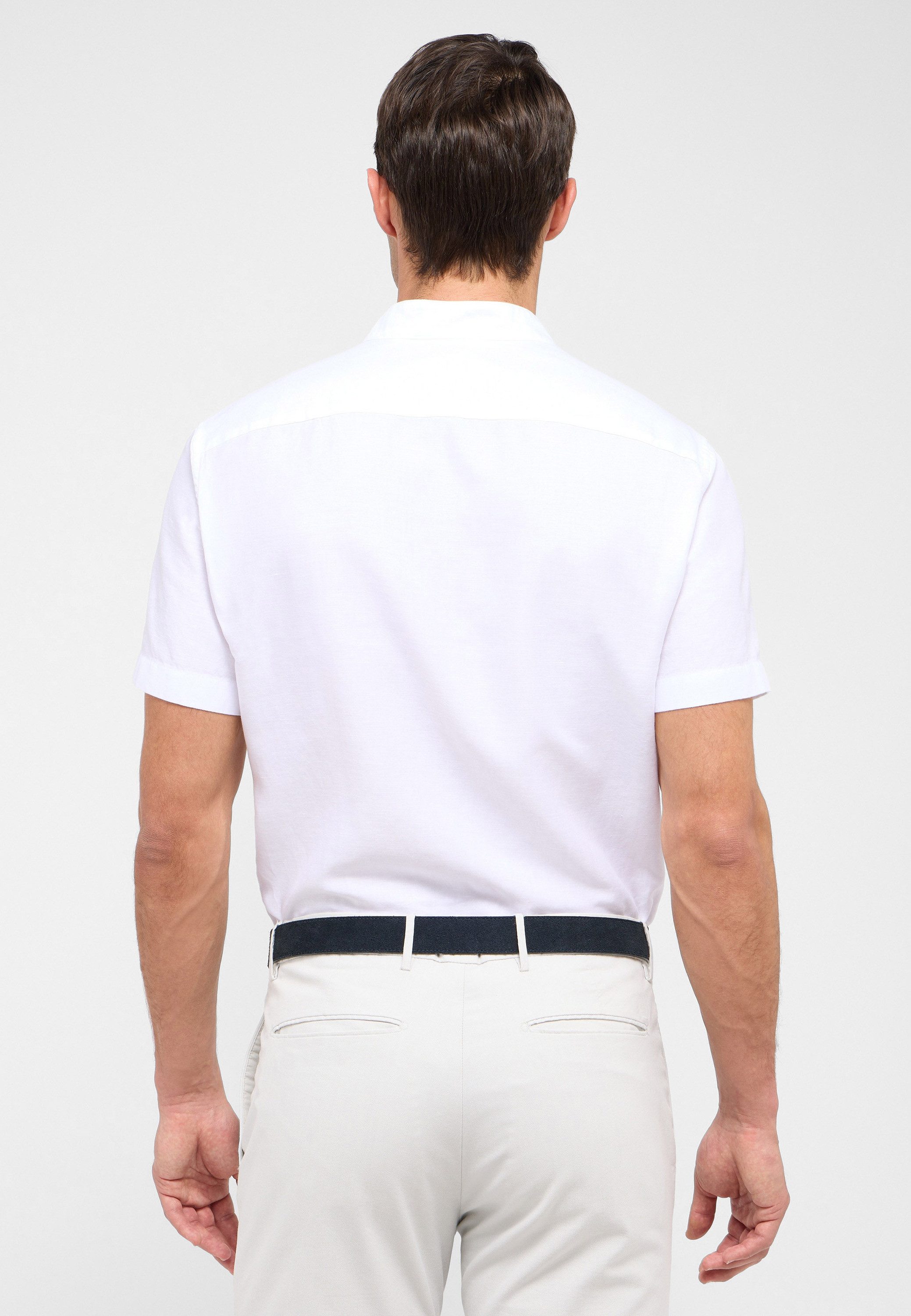 Eterna Overhemd met korte mouwen Slim fit EASY IRON (gemakkelijk te strijken)