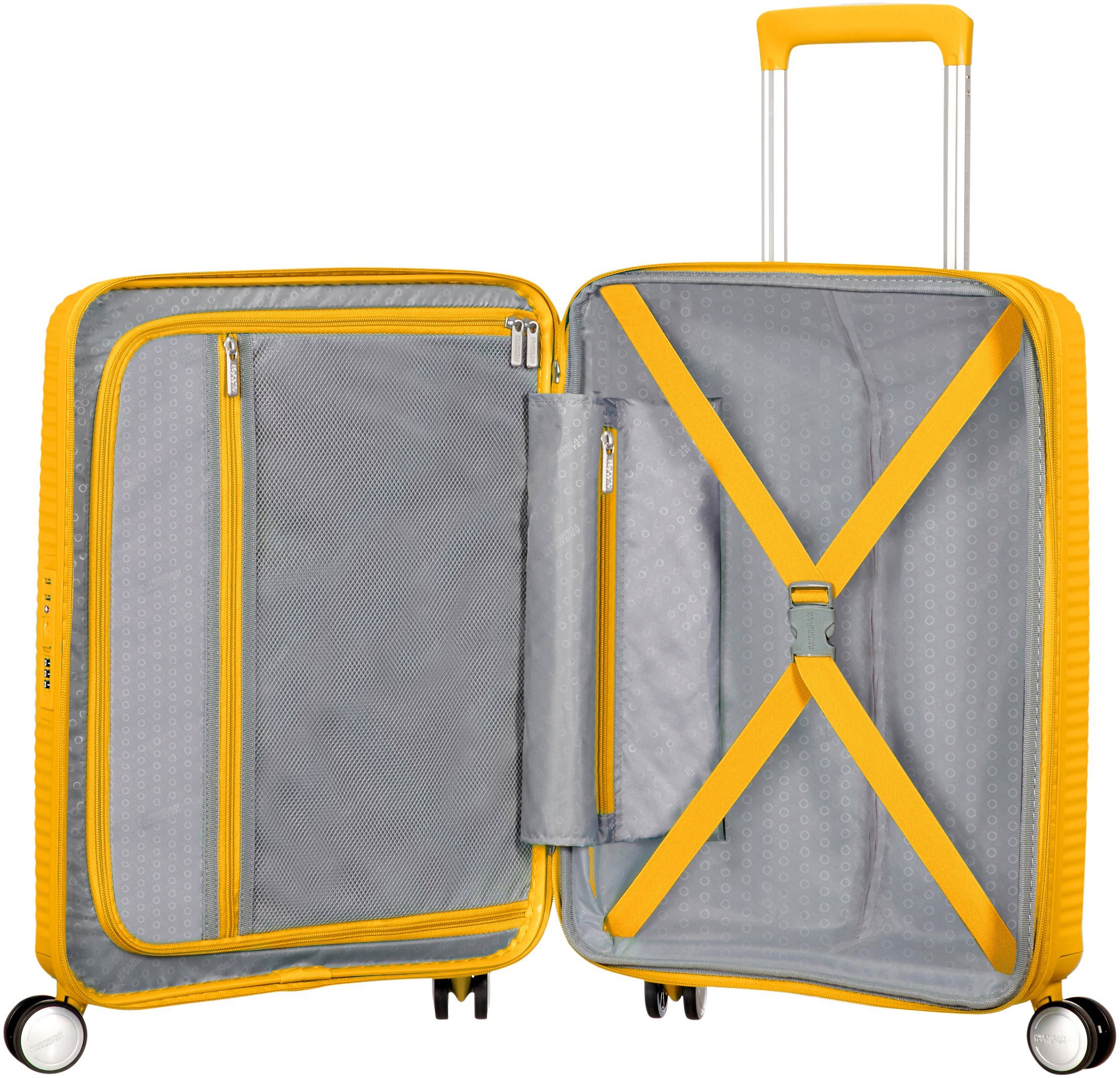 American Tourister® Hardshell-trolley SOUNDBOX 77 Reiskoffer trolley incheckbagage TSA-cijferslot volumevergroting