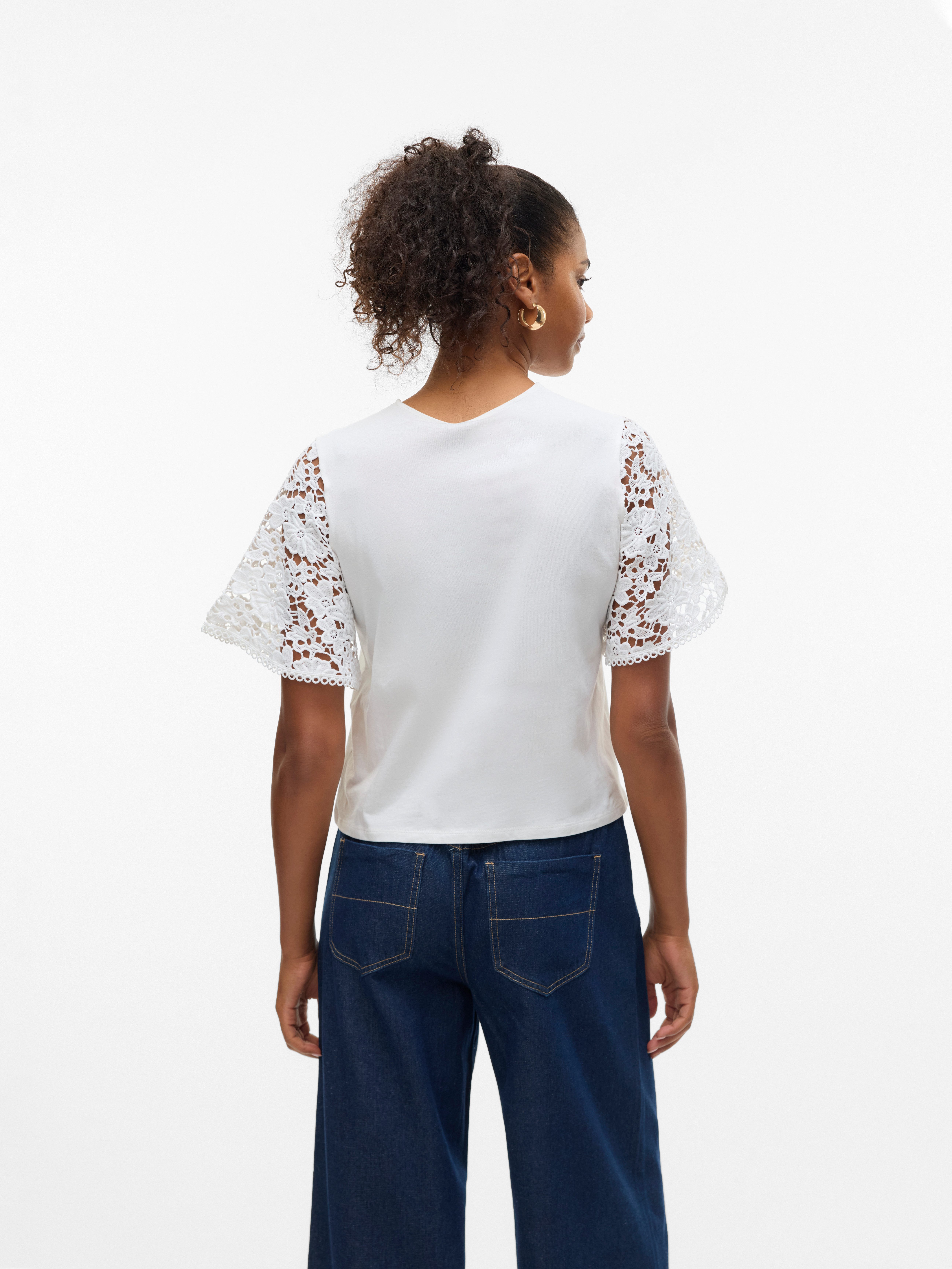 Vero Moda Shirt met korte mouwen VMPANNA 2/4 TOP JRS