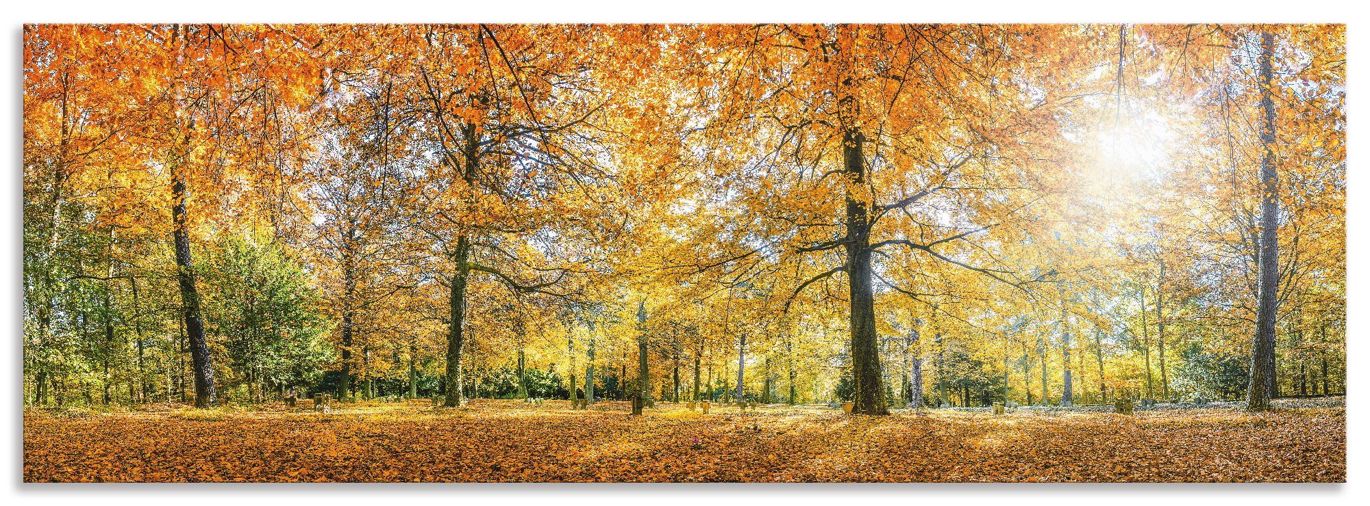 Artland Keukenwand Herfstbos panorama zelfklevend in vele maten - spatscherm keuken achter kookplaat en spoelbak als wandbescherming tegen vet, water en vuil - achterwand, wandbekl