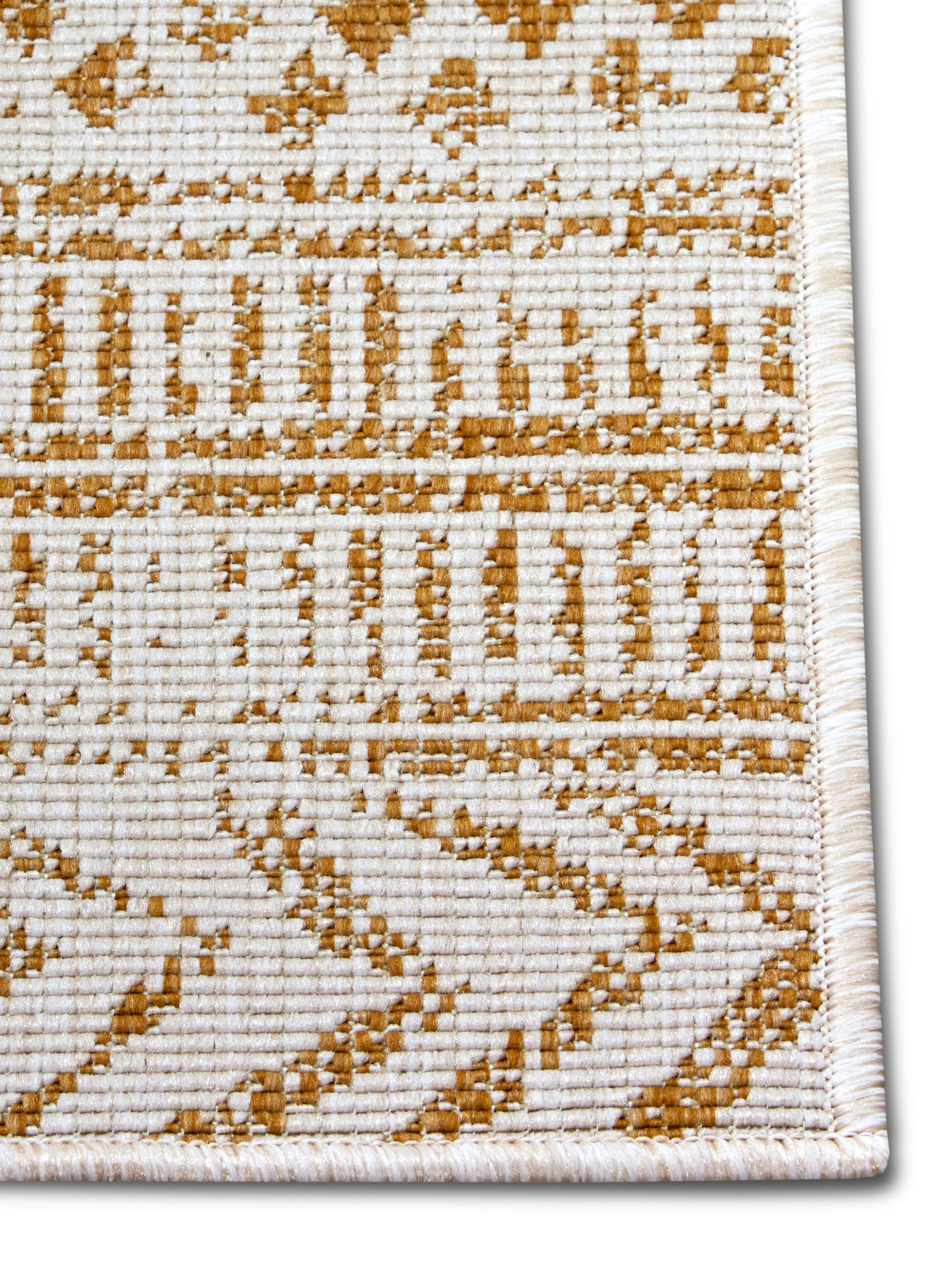 NORTHRUGS Vloerkleed BIRI tweezijdig te gebruiken kleed Binnen- en buitengebruik, weerbestendig, balkon, loper, woonkamer, waterbestendig, boho