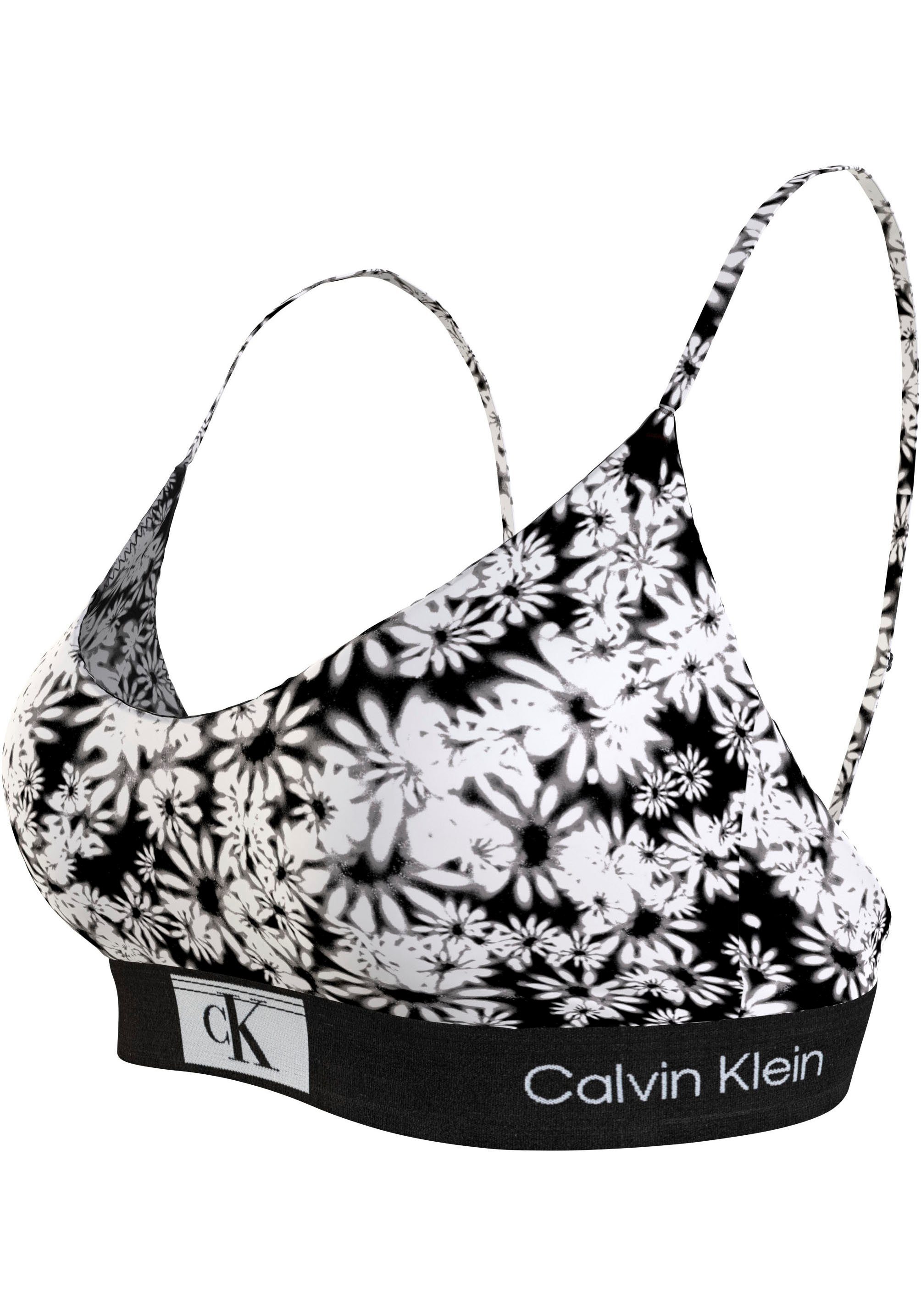 Calvin Klein Bralette UNLINED BRALETTE met klassieke tailleband met ck logo