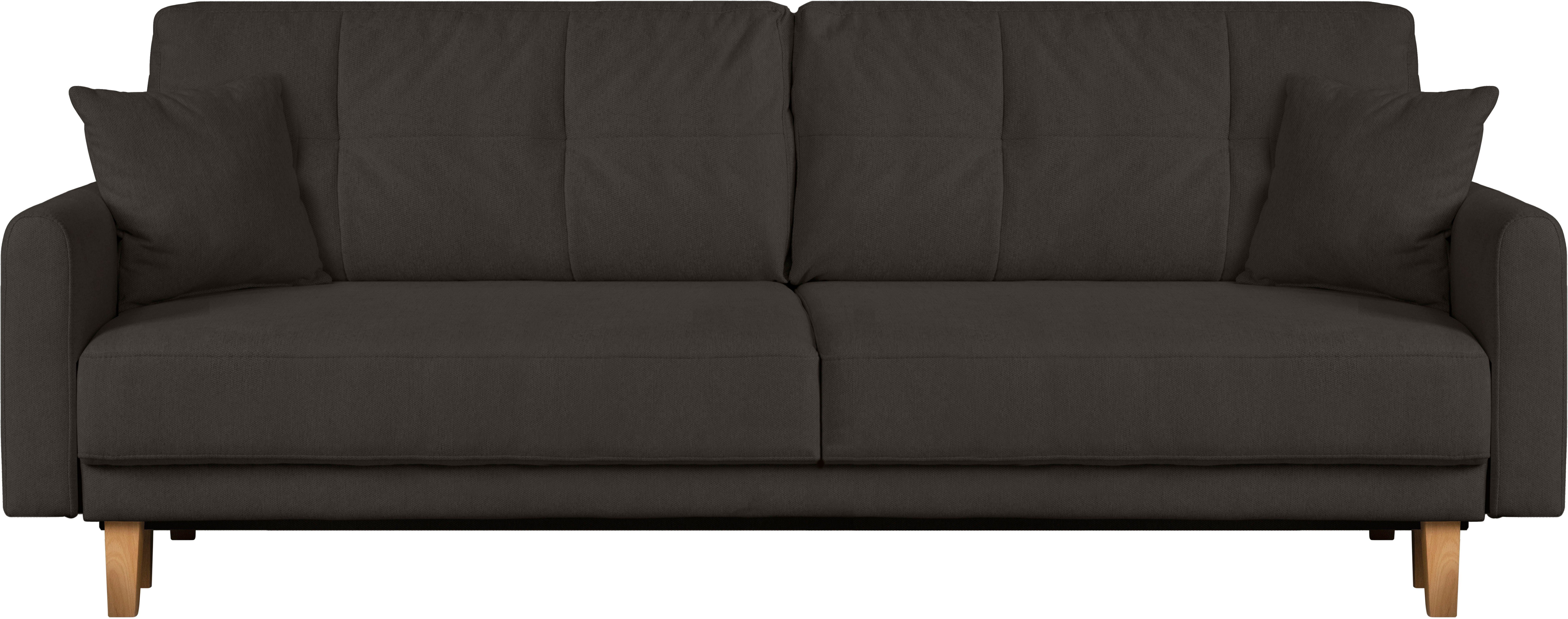 Home affaire 3-zitsbank TRIPLO optioneel slaapbank met bedlade, afmetingen B/D/H: 215/100/89 cm