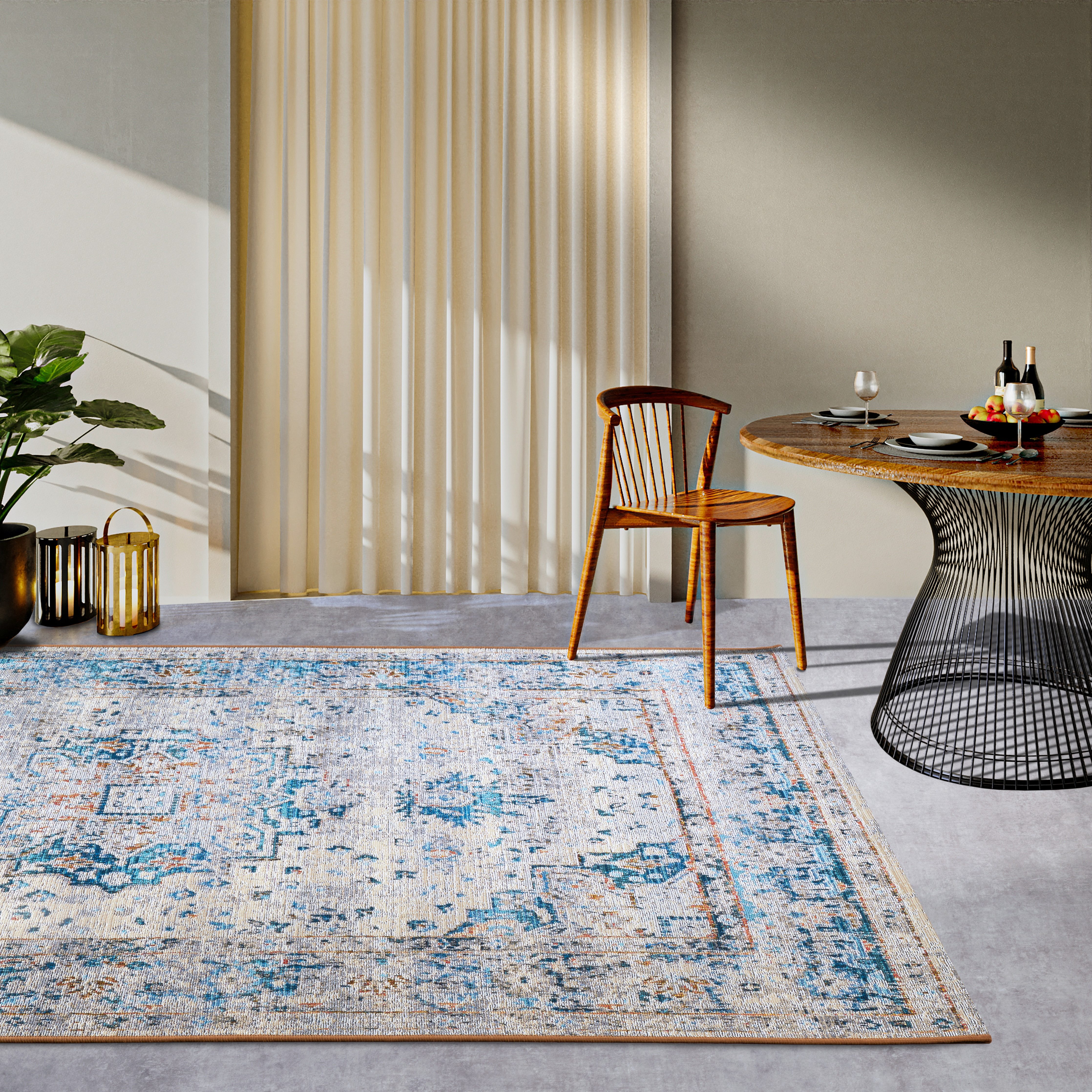 Villeroy & Boch Outdoorkleed Rene Buiten, vlakweefsel, weerbestendig, balkon, tuin, klassiek, terras