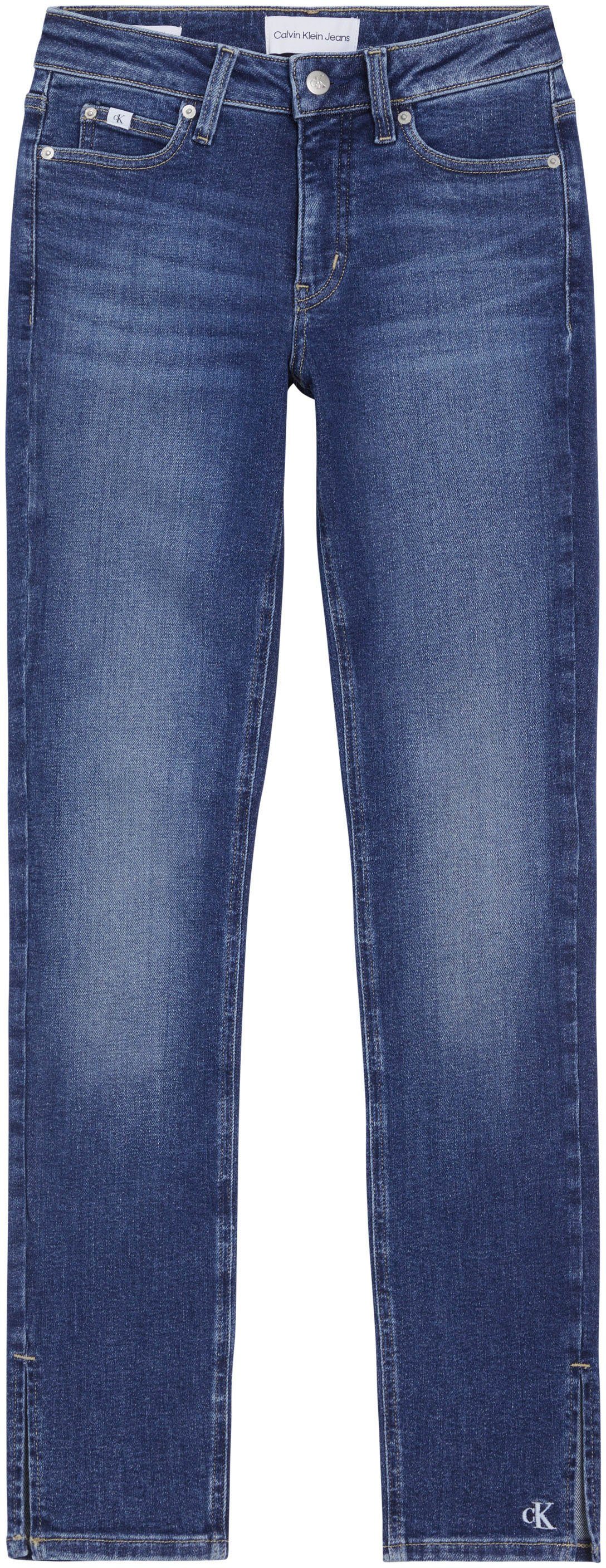Calvin Klein Skinny fit jeans Mid rise skinny in een klassiek 5-pocketsmodel