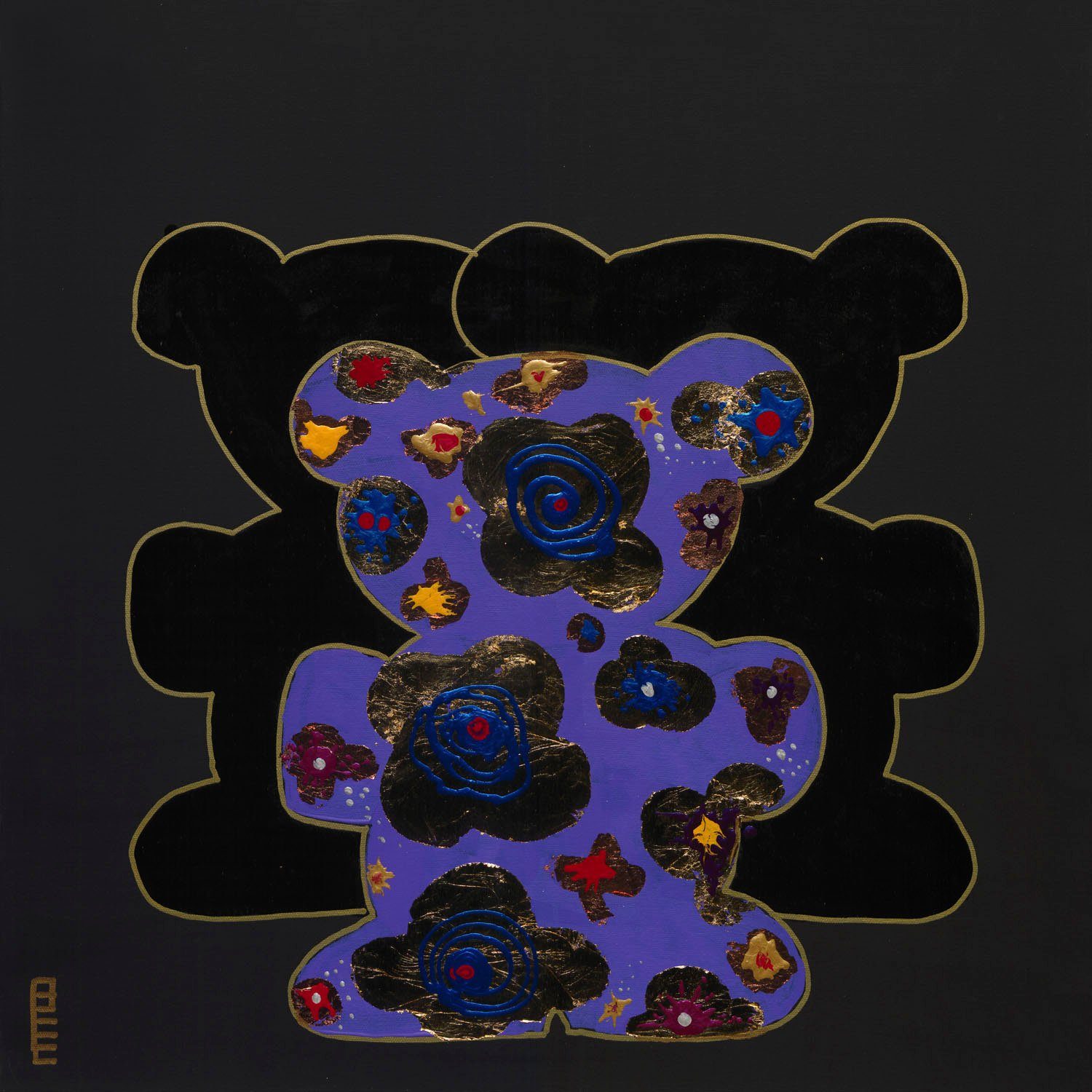 queence Artprint op linnen Bears XII Premium canvasstof, handgemaakt in Duitsland (1 stuk)