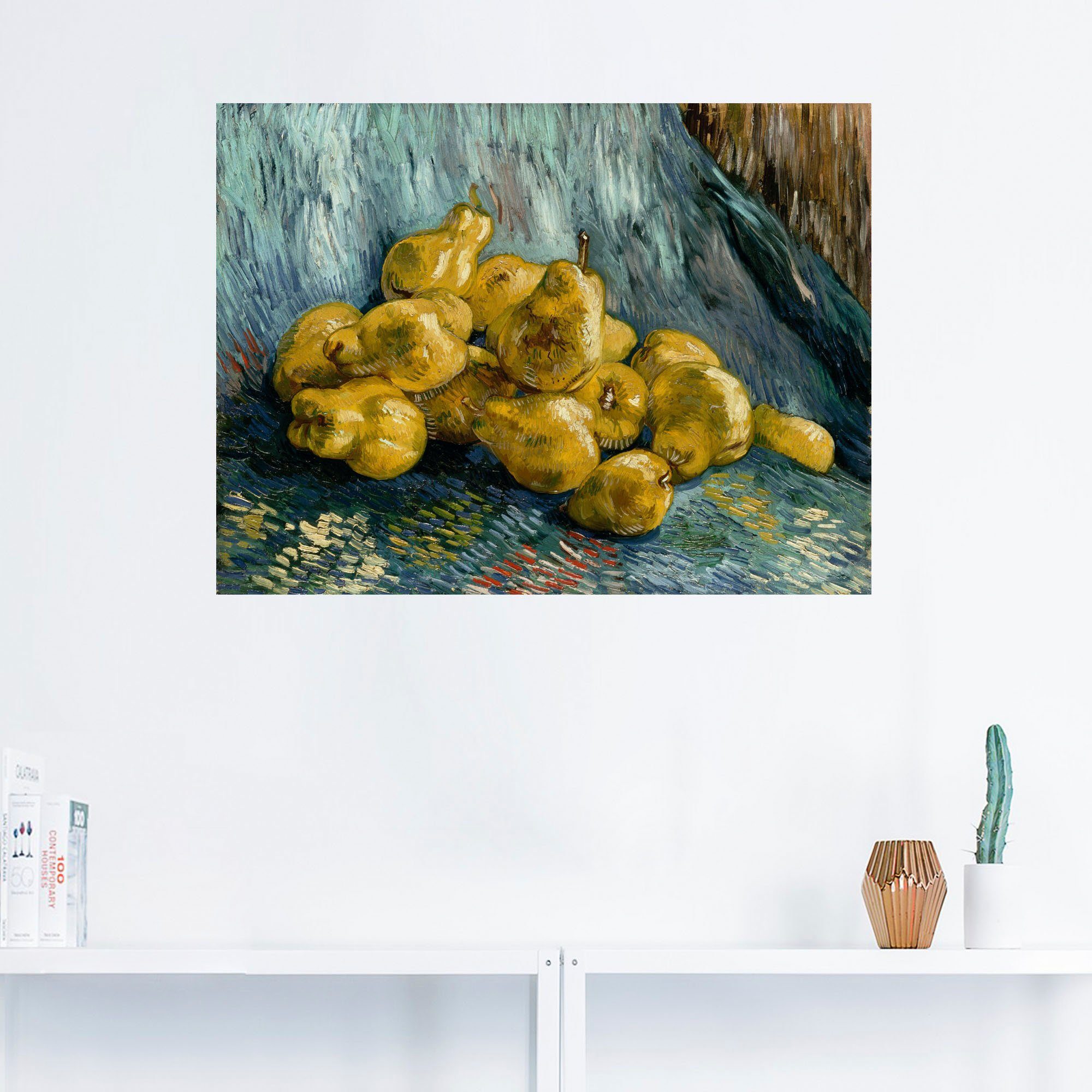 Artland Artprint Stilleven met kweeperen. 1888 als artprint op linnen, muursticker of poster in verschillende maten