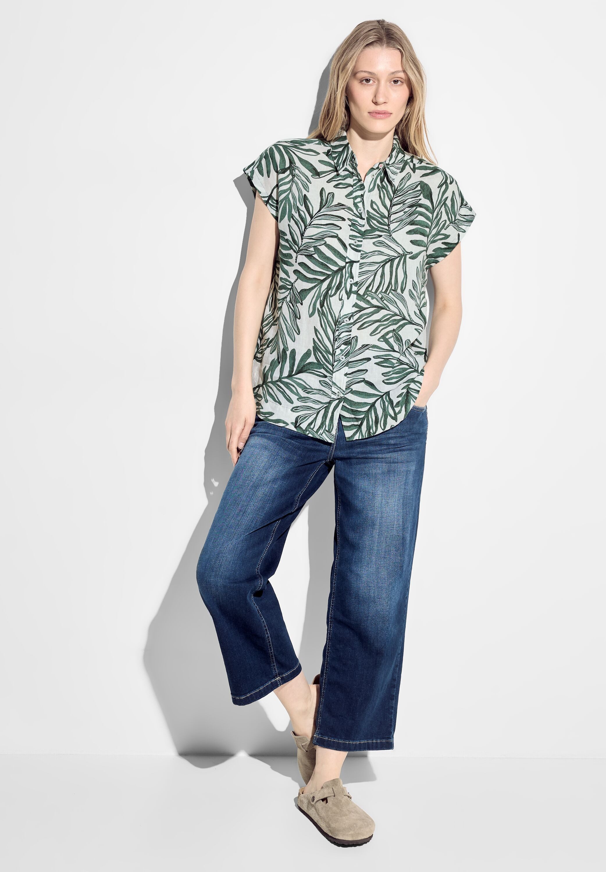 Cecil Overhemdblouse met print all-over
