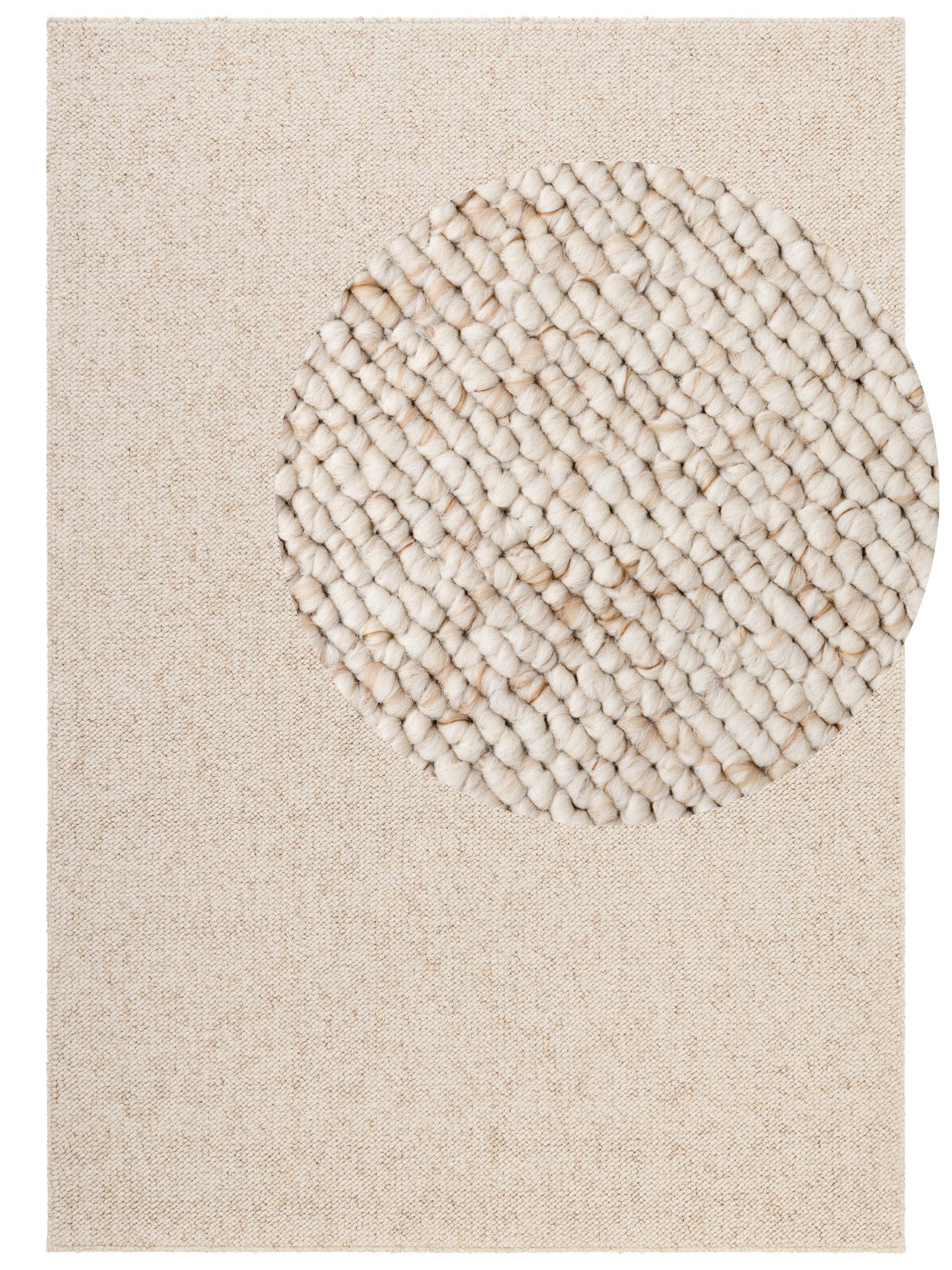 ELLE DECORATION Vloerkleed Rocco Loper, wasbaar, woonkamer, eetkamer, wol-look