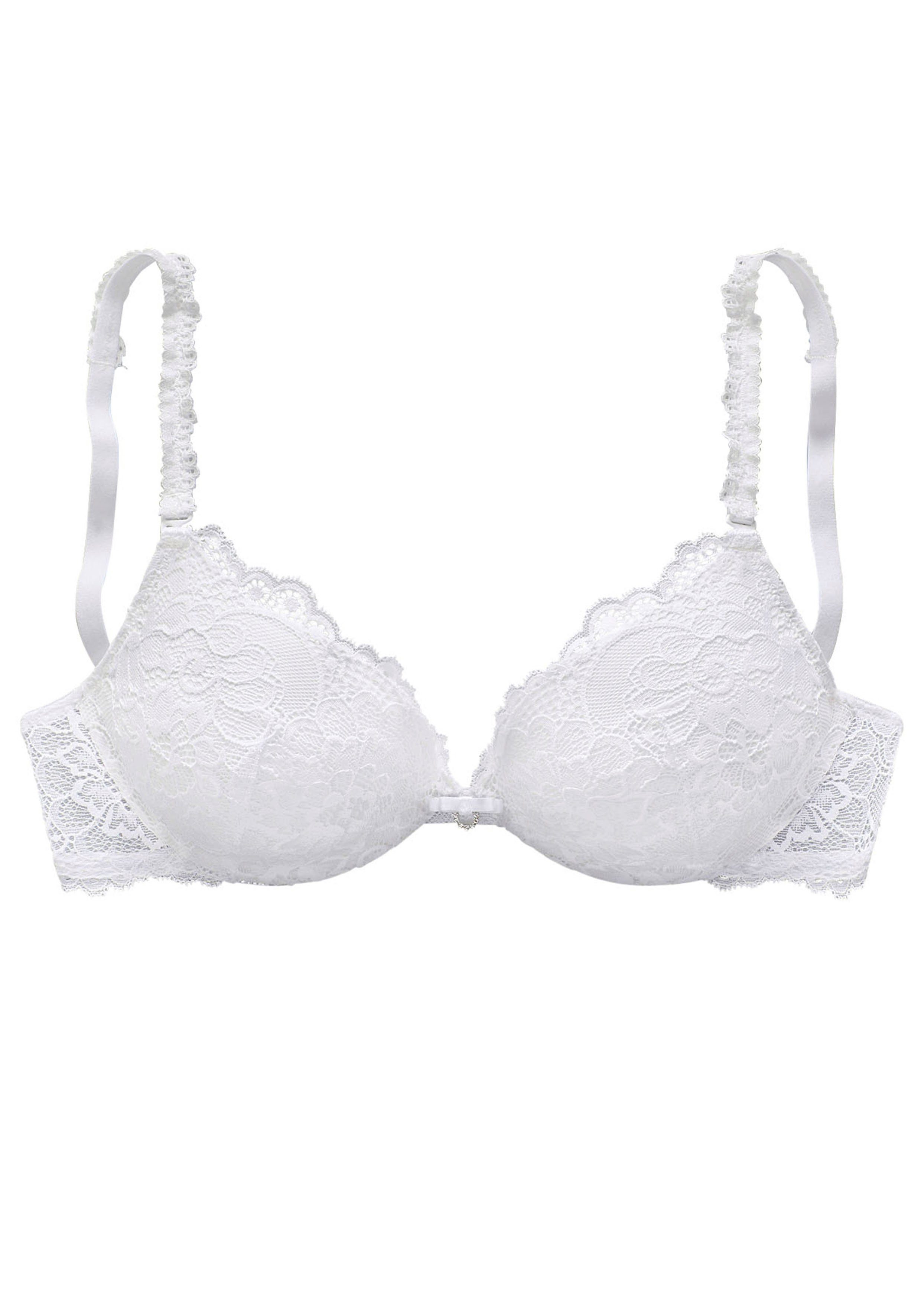 Vivance Push-up-bh met 3 extravagante bandjes om te verwisselen, sexy lingerie