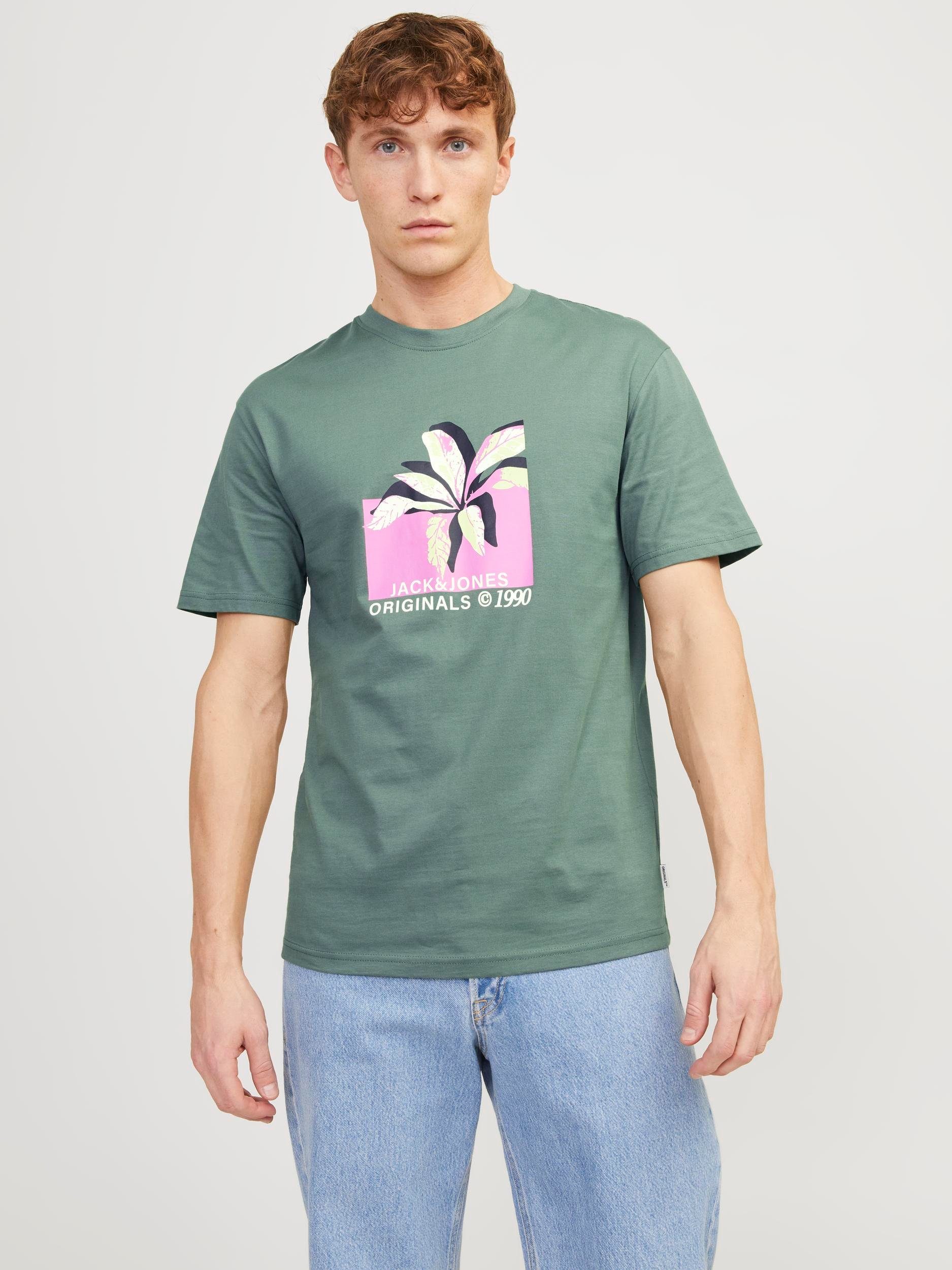 JACK & JONES ORIGINALS T-shirt JORTAMPA met printopdruk laurel wreath