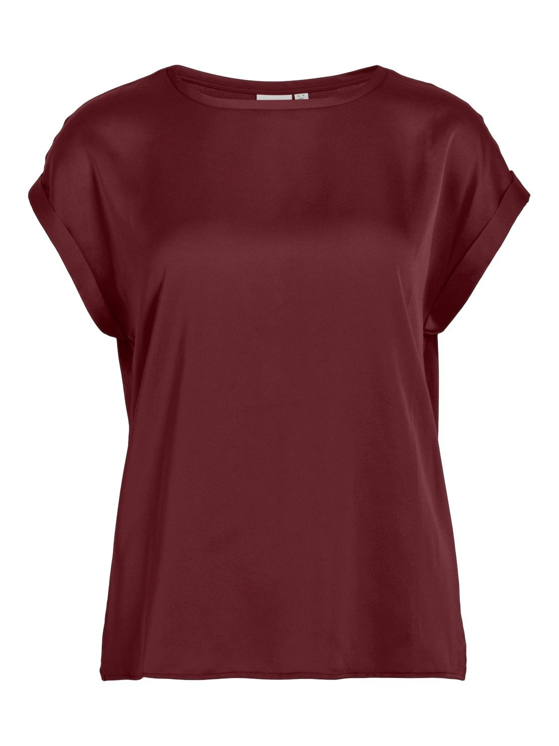 Vila Shirt met korte mouwen VIELLETTE S/S SATIN TOP - NOOS