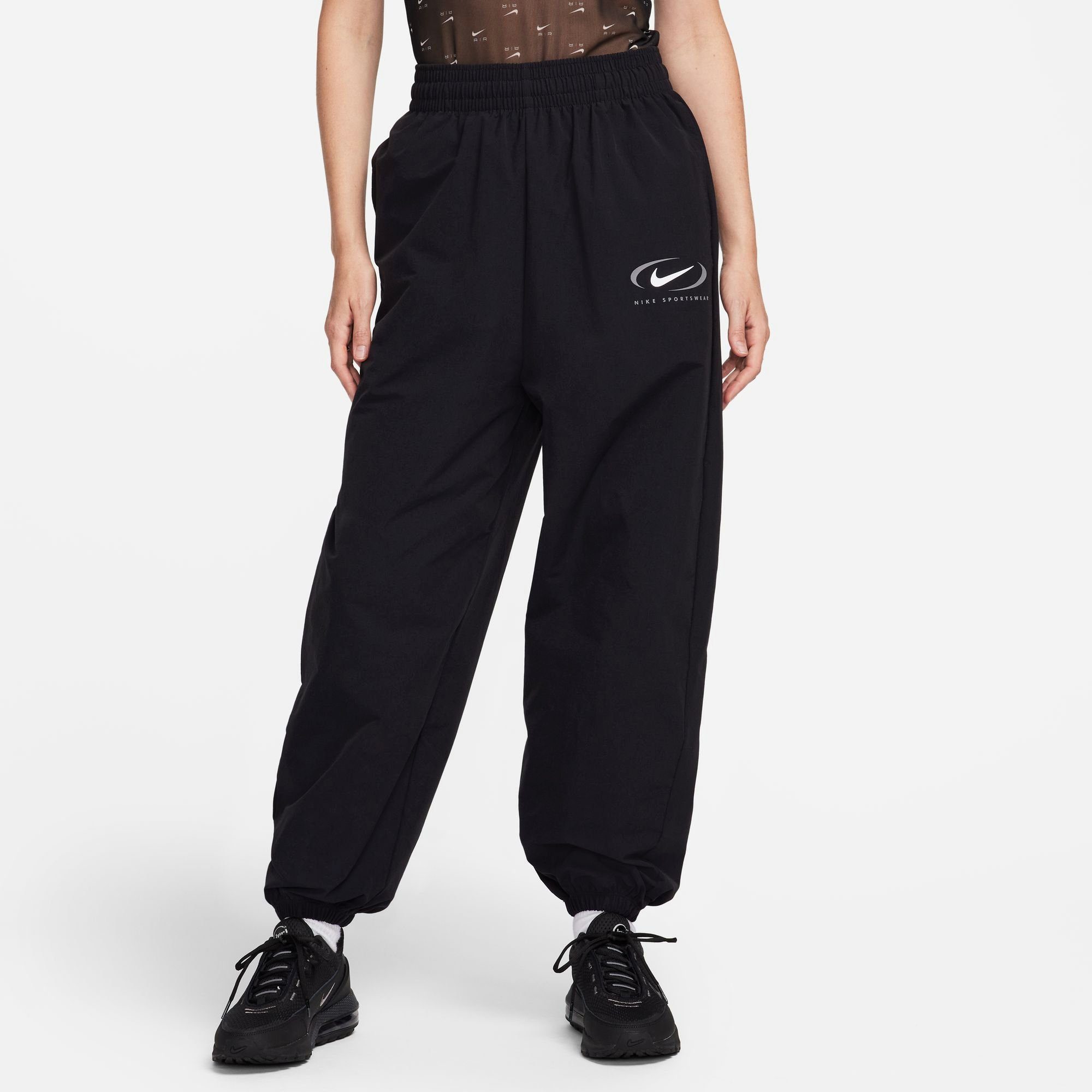 Nike Sportswear Joggingbroek W NSW TREND JGGR WVN SWSH dames joggingbroeken maat XS (32/34) zwart
