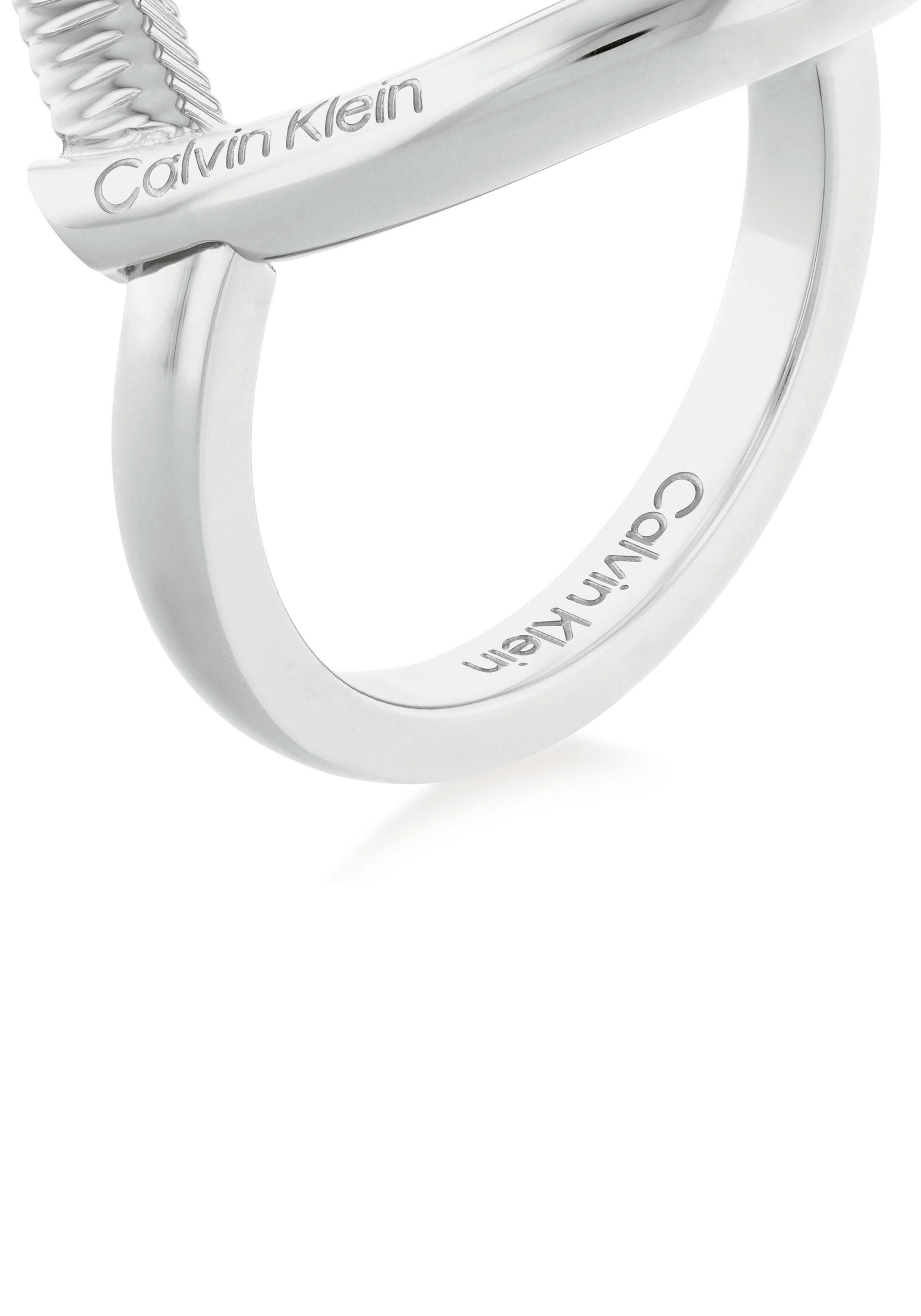 Calvin Klein Ring Sieraden roestvrij staal vinger ring damesring DEFIANT