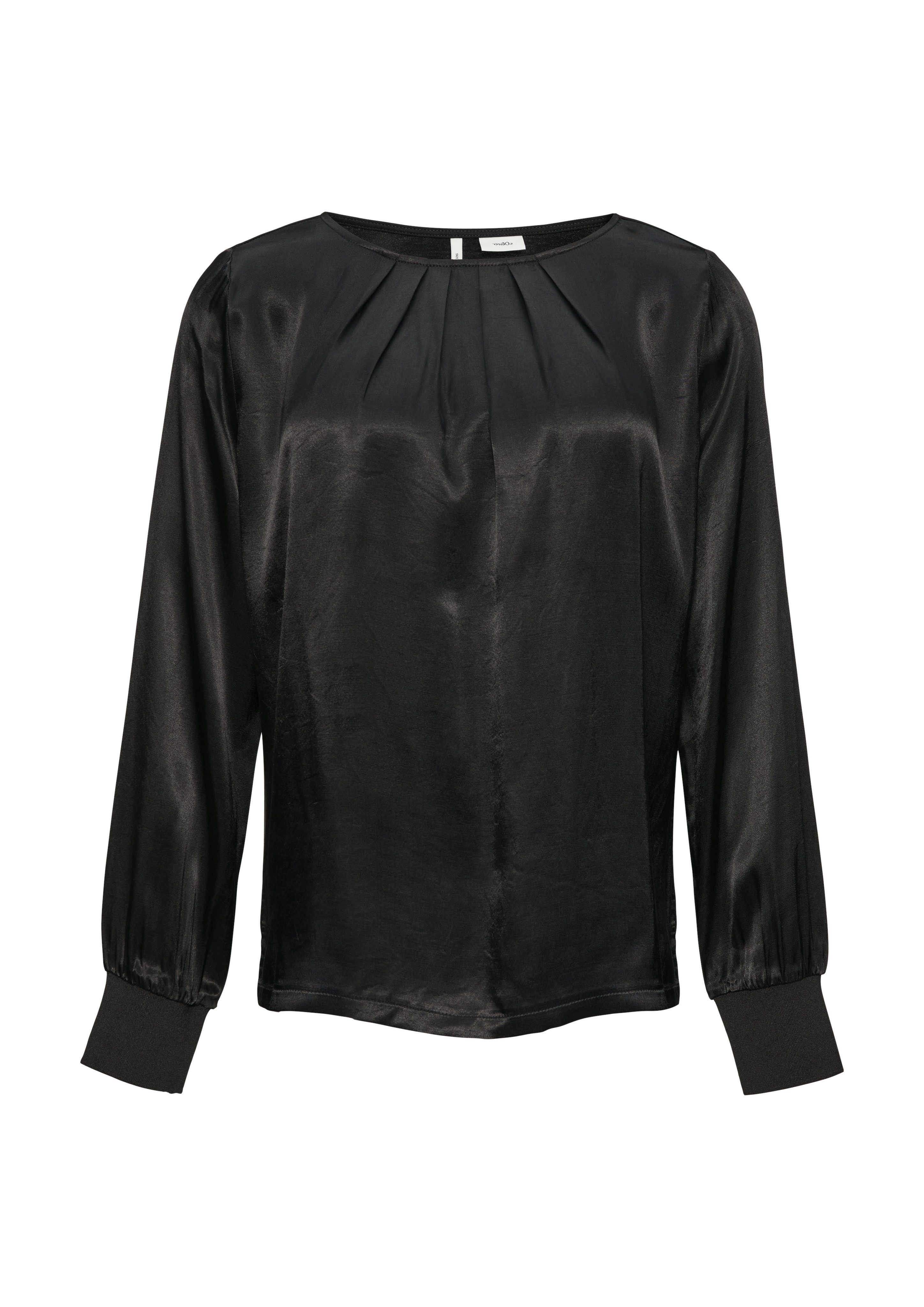 s.Oliver BLACK LABEL Shirt met lange mouwen met boothals