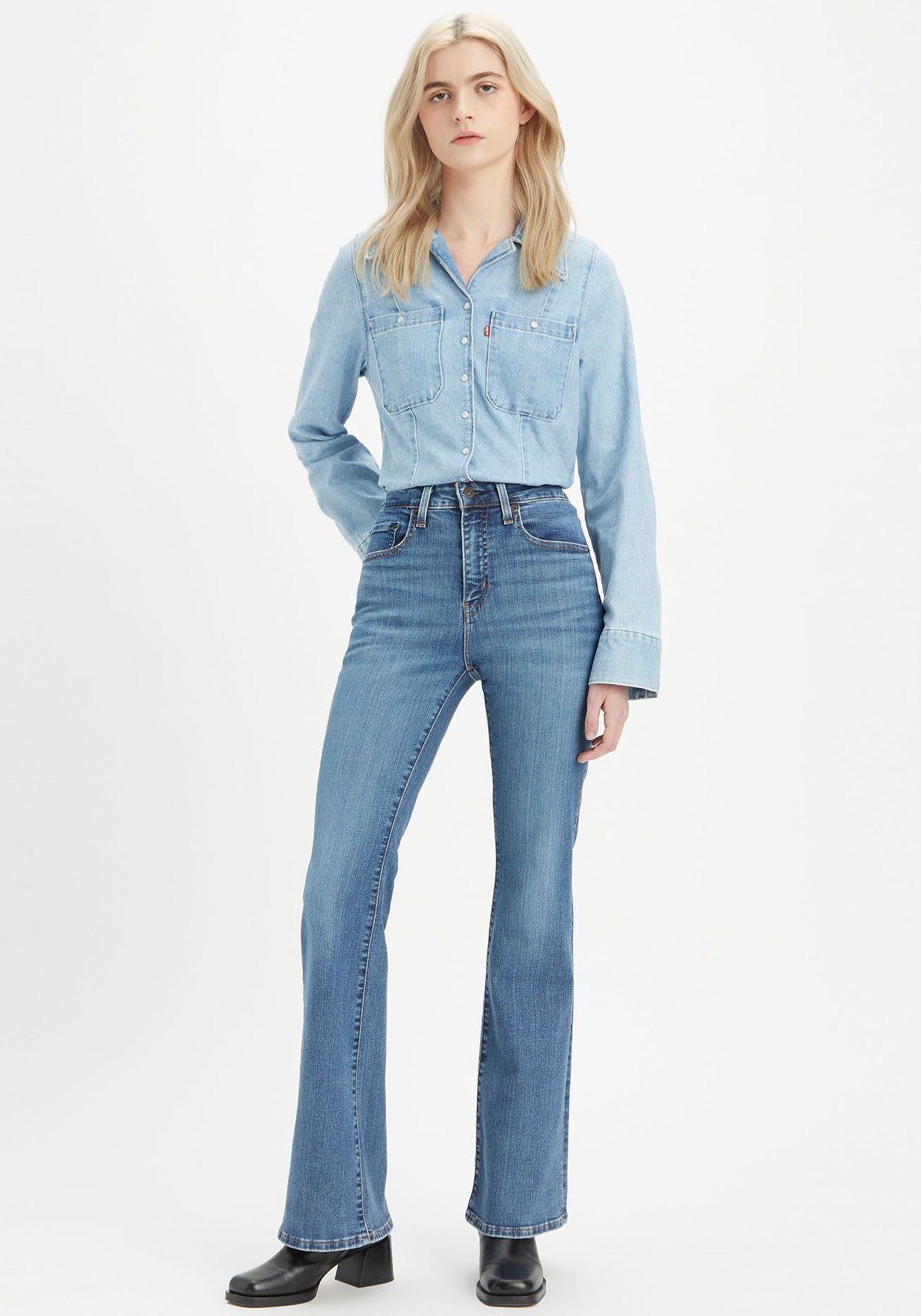 Levi's® Wijd uitlopende jeans 726 HR FLARE