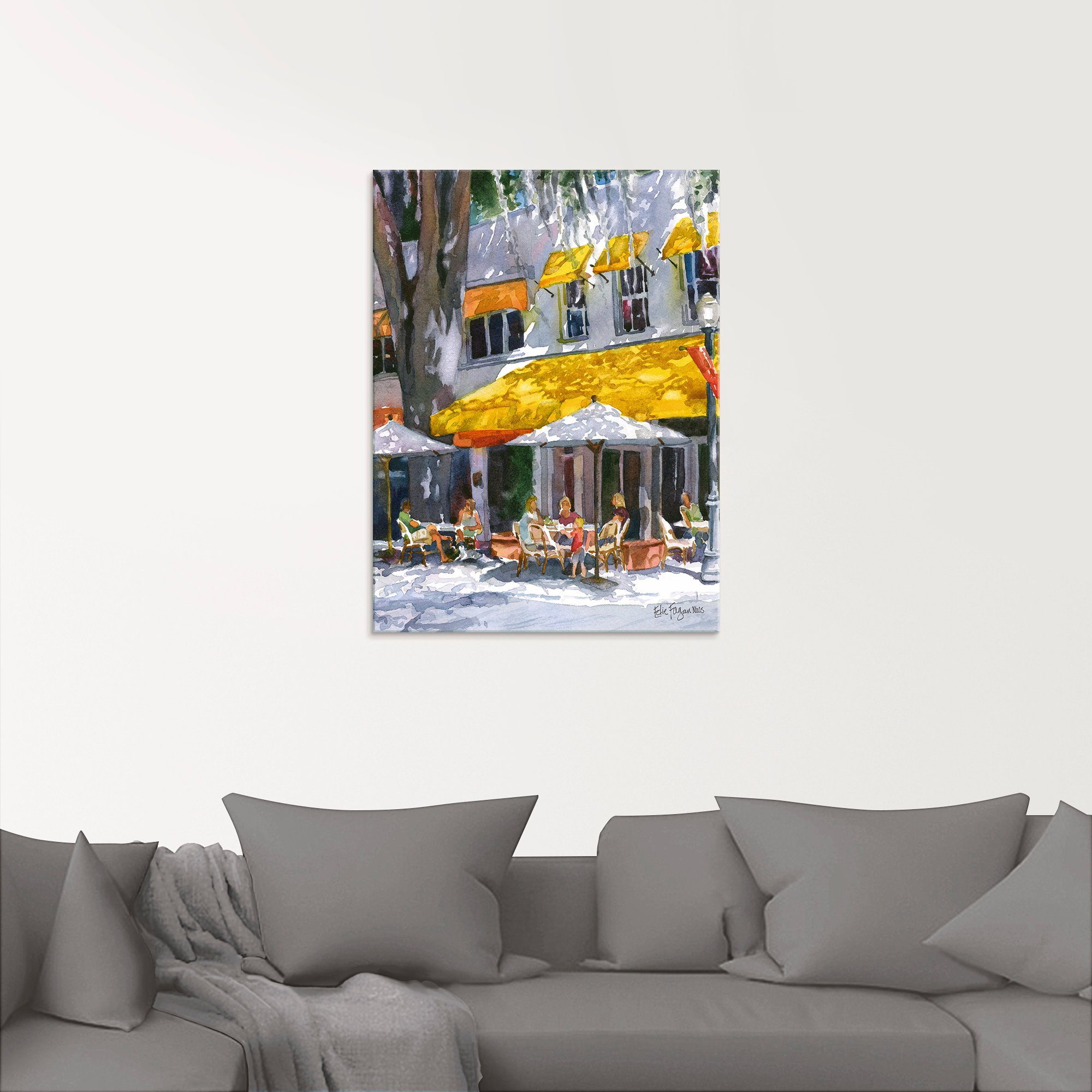 Artland Print op glas Aprilavond in verschillende maten