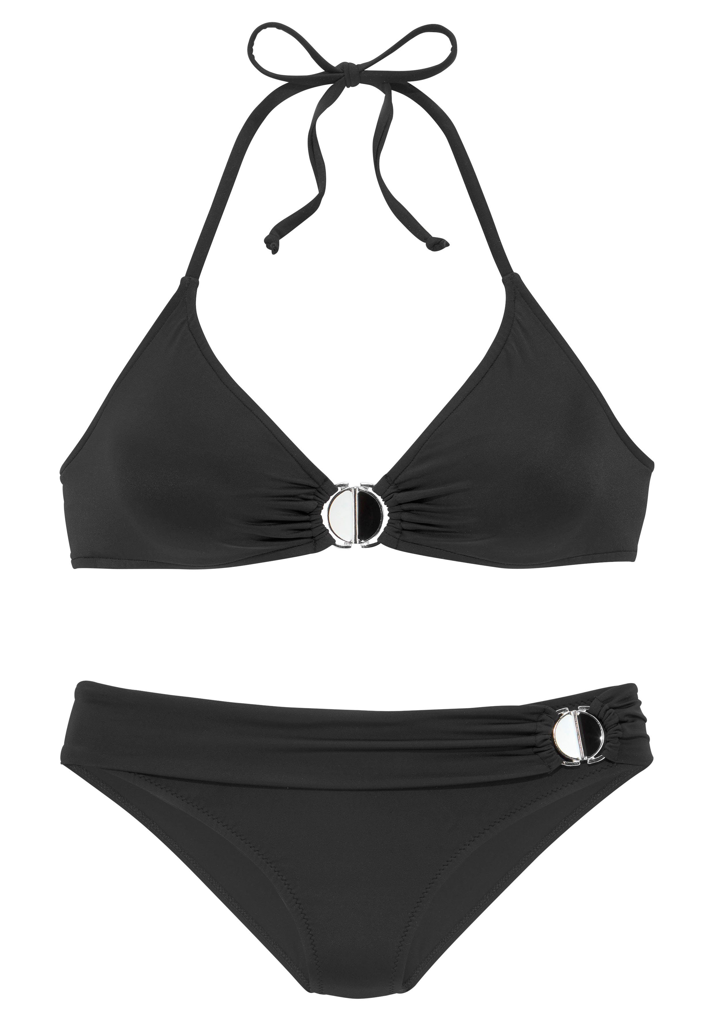Jette Joop Triangelbikini met sieraccessoires