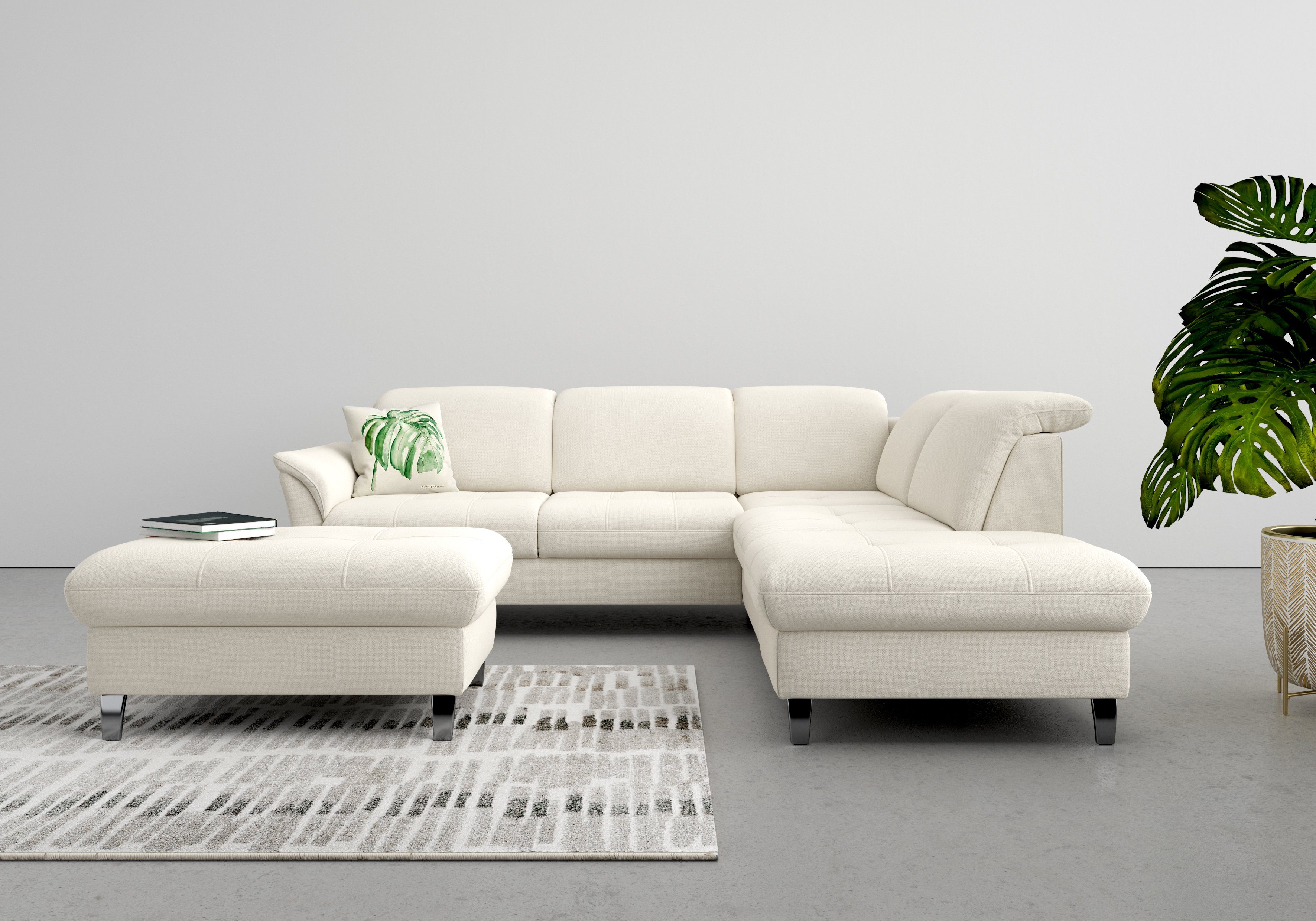 sit&more Hocker met bergruimte Maggiore met bergruimte en moderne metalen poten