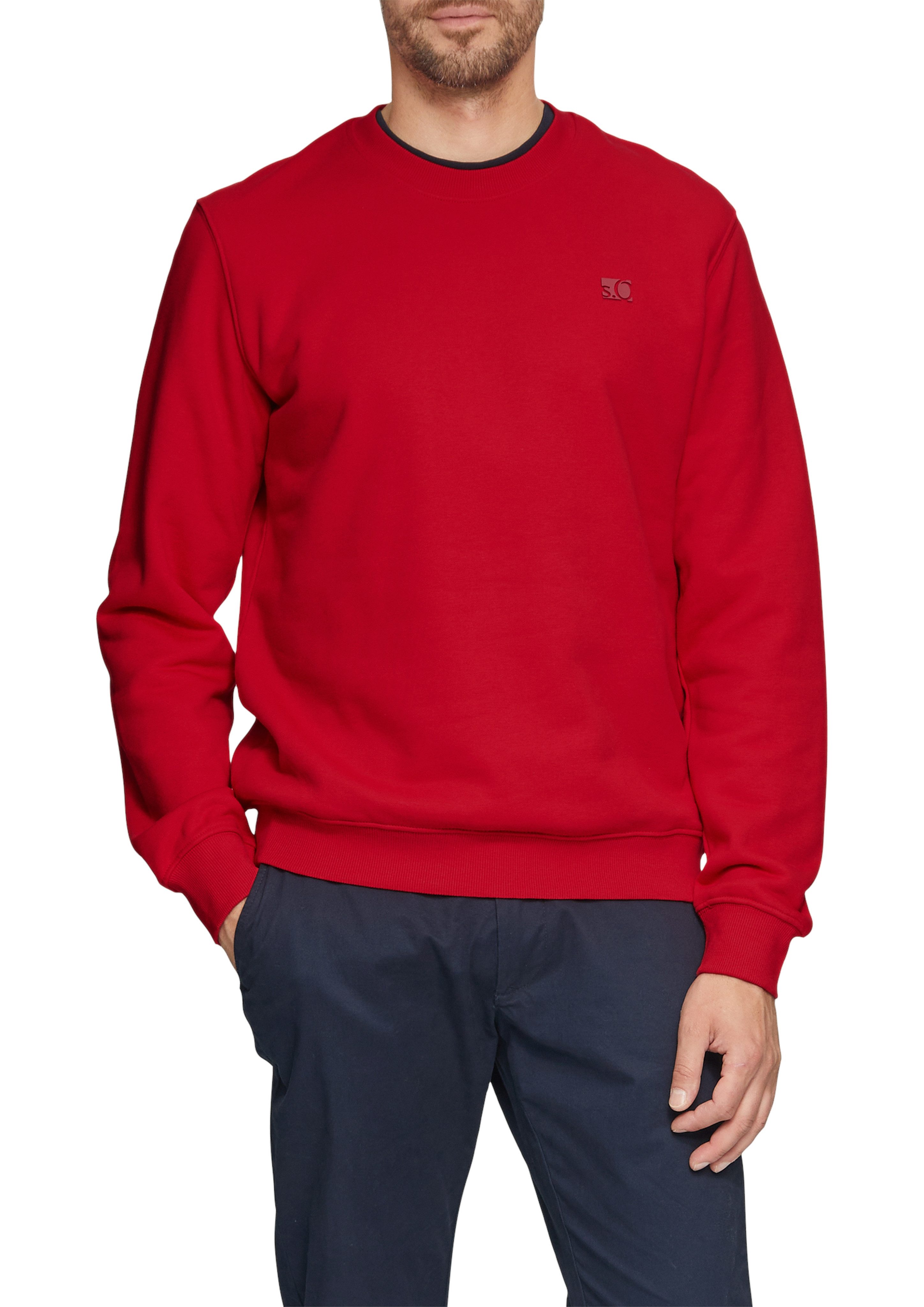 S.Oliver Sweatshirt met geborduurd logo